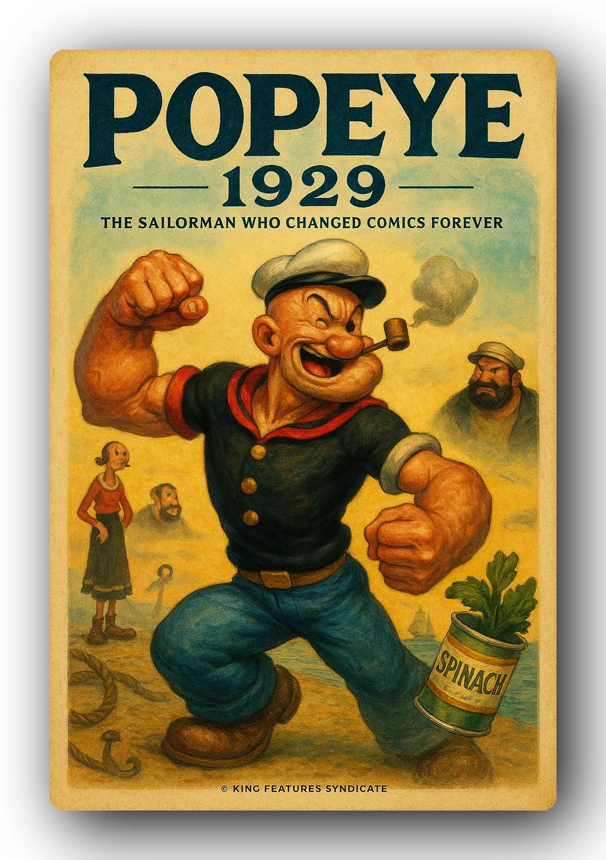 Popeye 1929 Art Trading Card POP-117