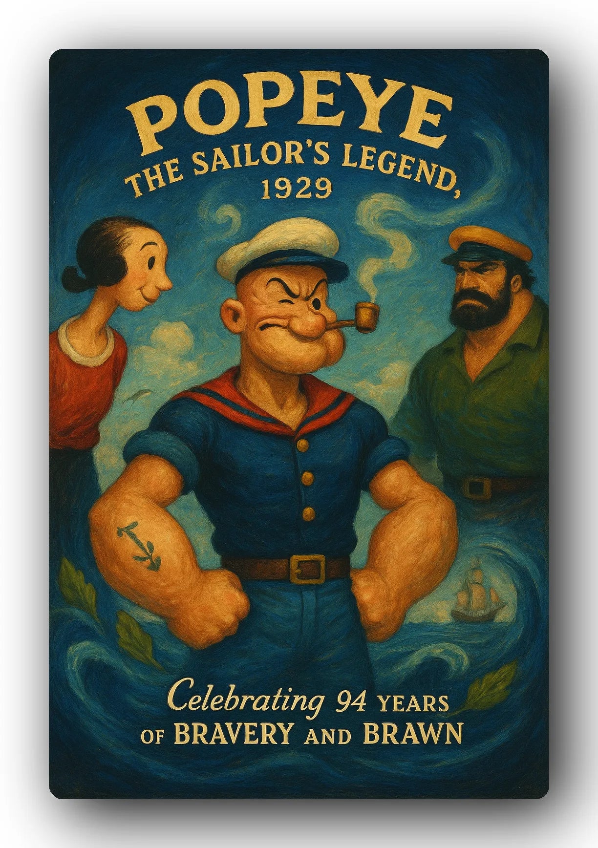 Popeye 1929 Art Trading Card POP-126