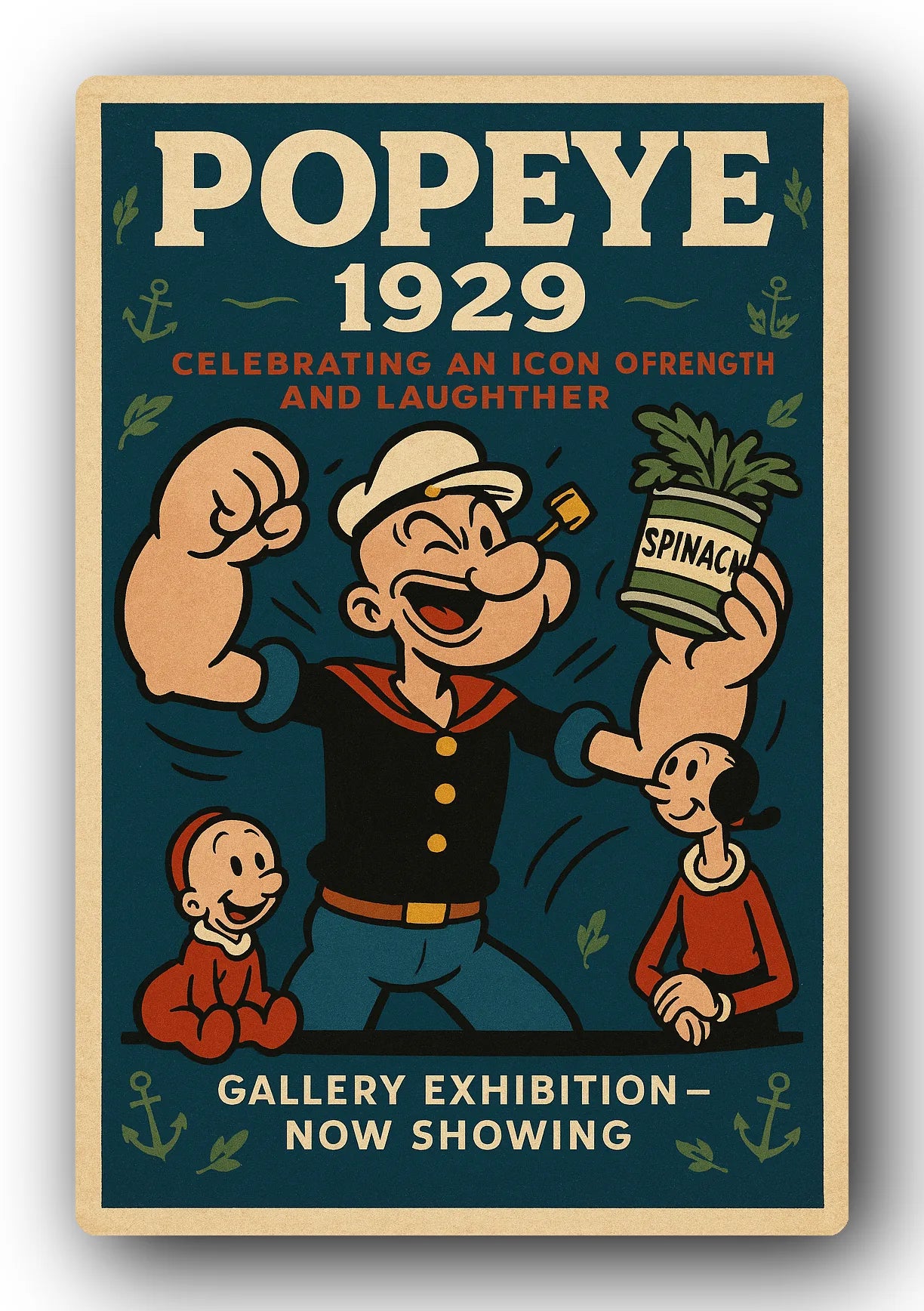 Popeye 1929 Art Trading Card POP-130
