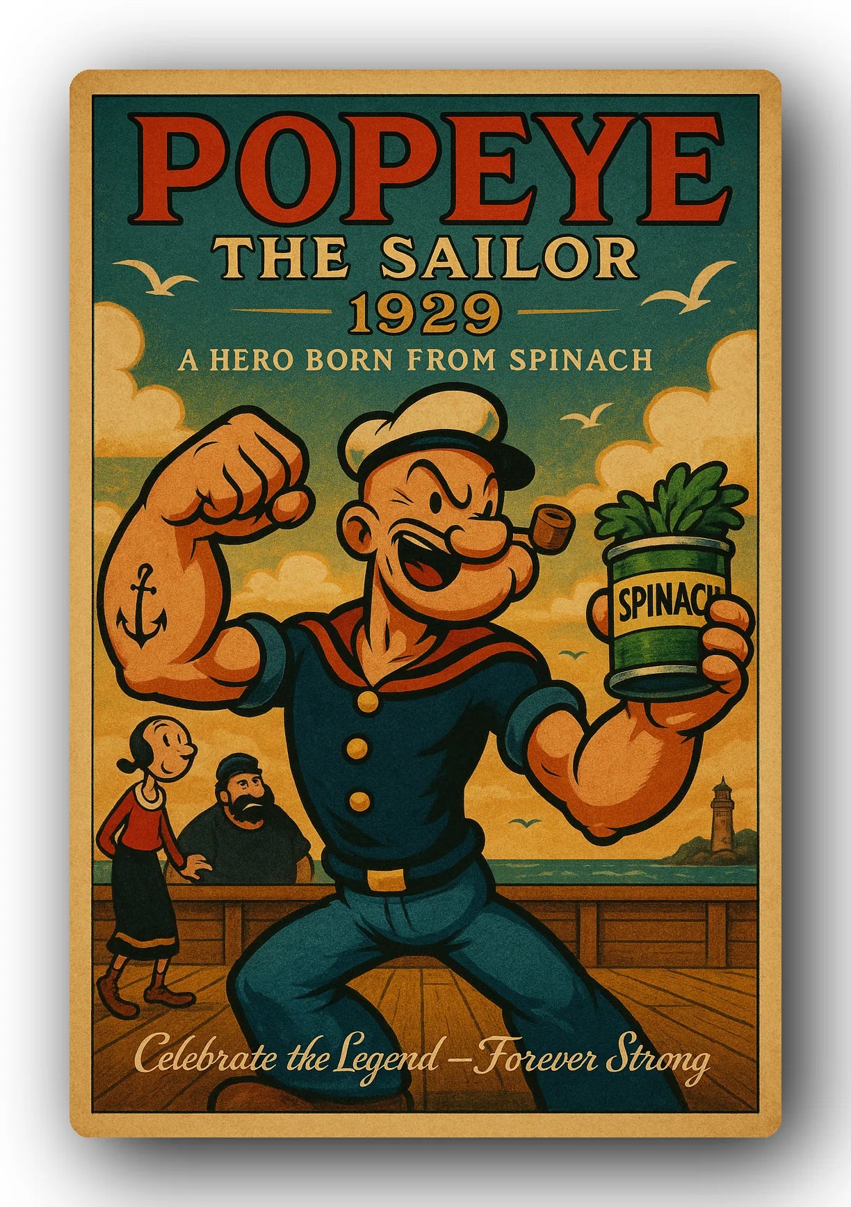 Popeye 1929 Art Trading Card POP-131