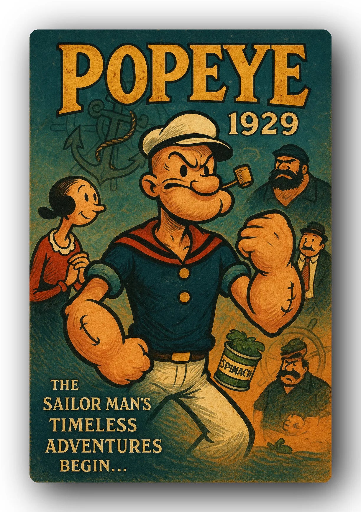 Popeye 1929 Art Trading Card POP-133