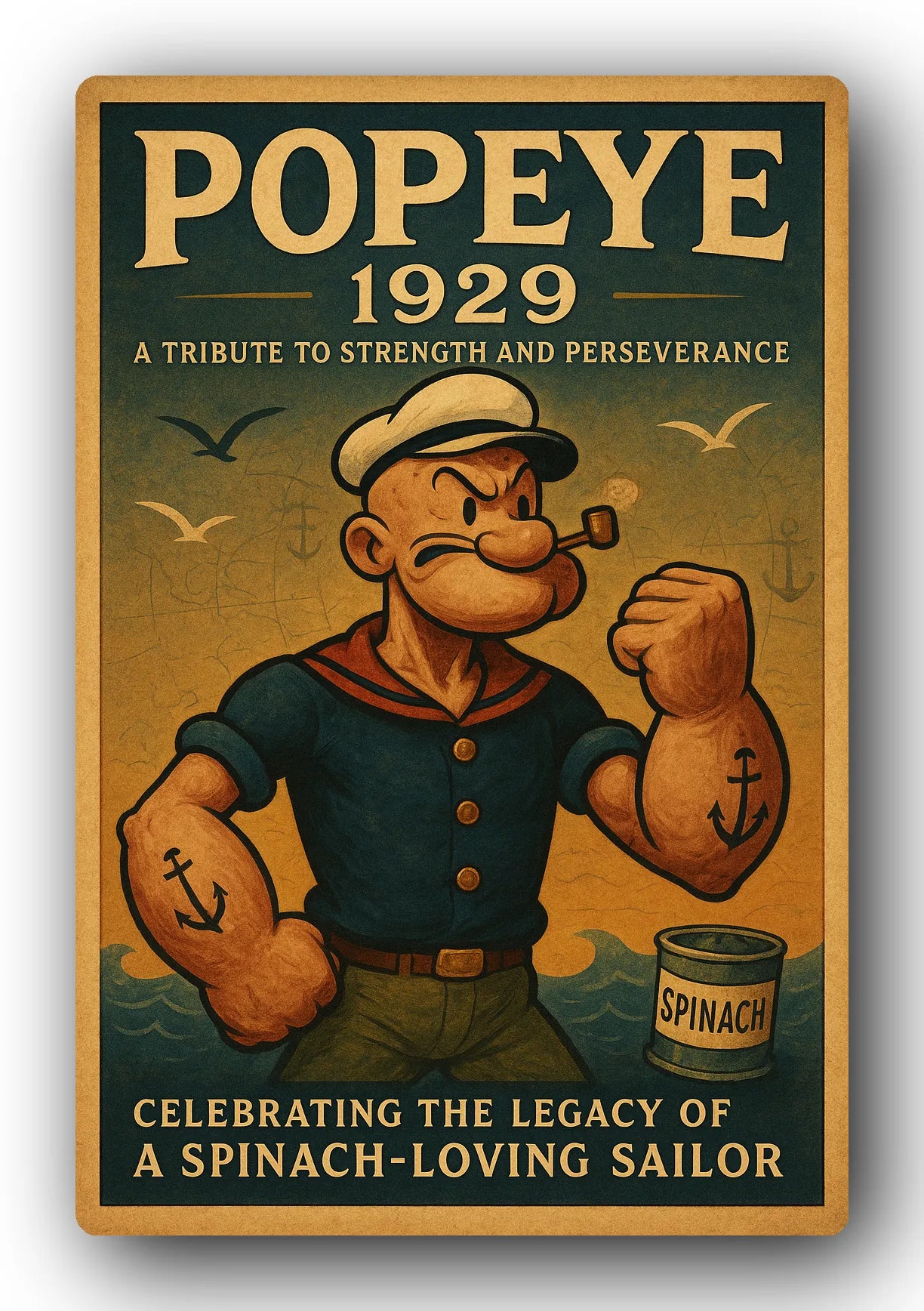Popeye 1929 Art Trading Card POP-154