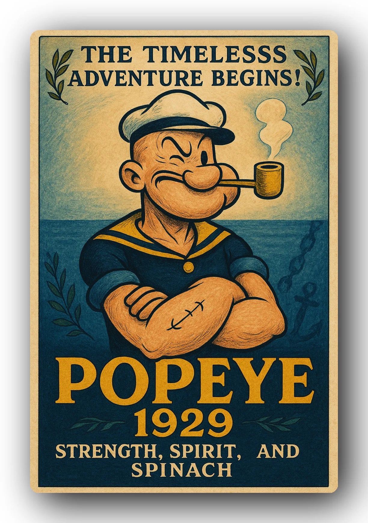Popeye 1929 Art Trading Card POP-174