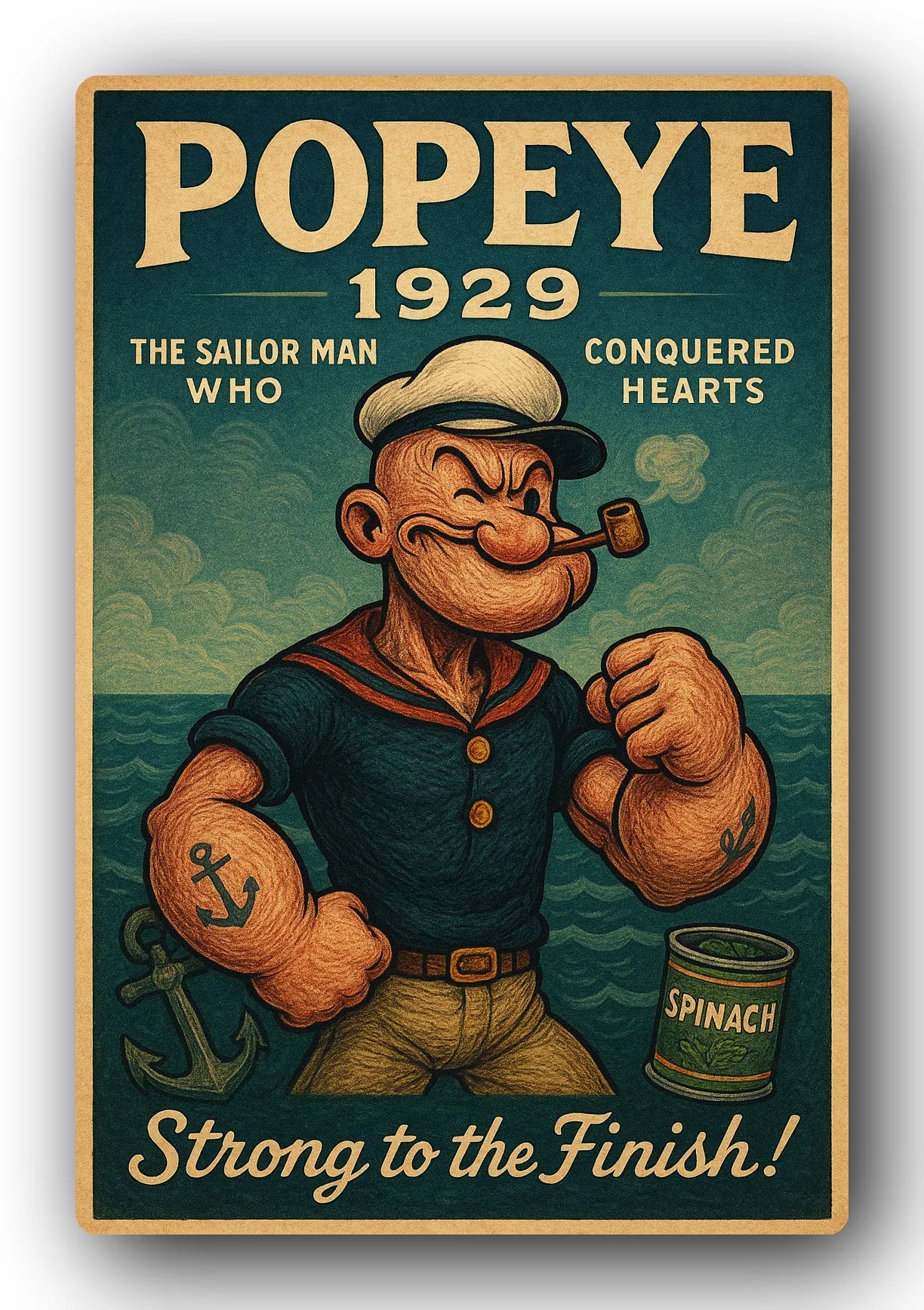 Popeye 1929 Art Trading Card POP-180