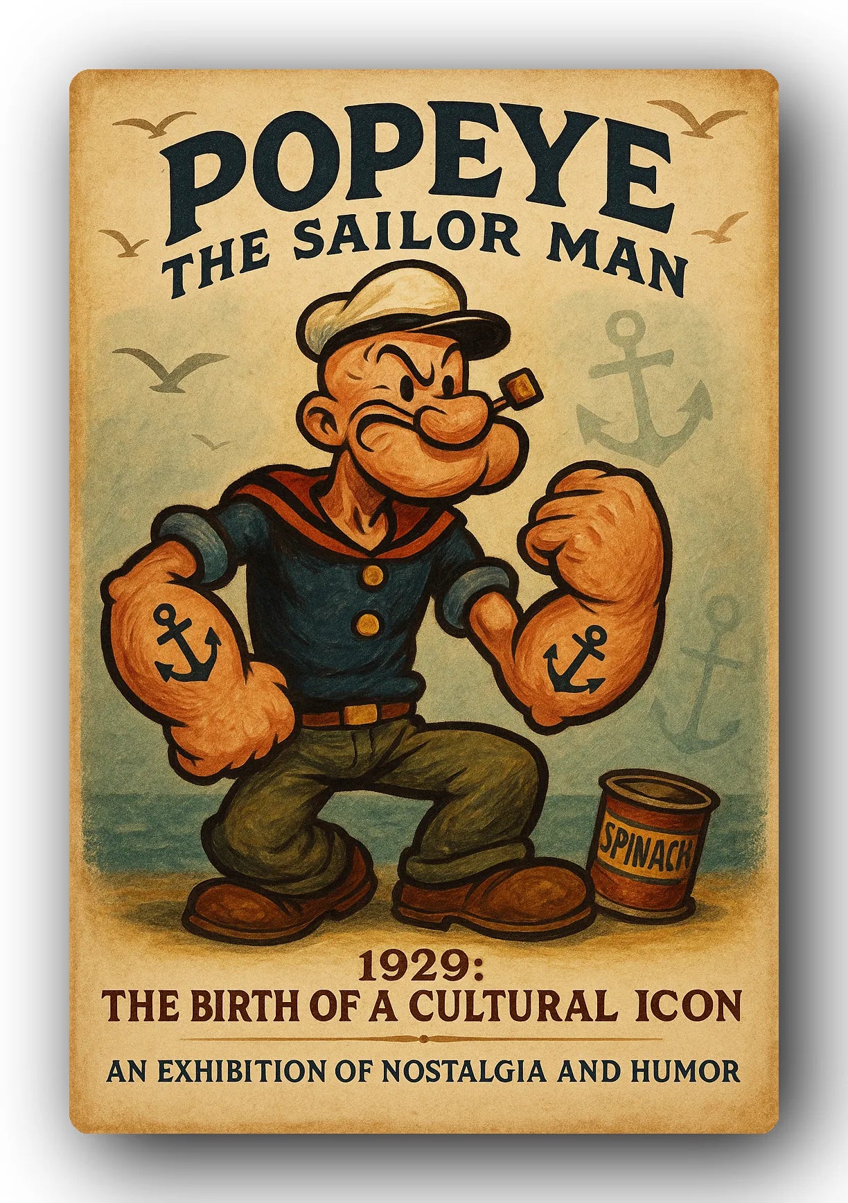 Popeye 1929 Art Trading Card POP-203