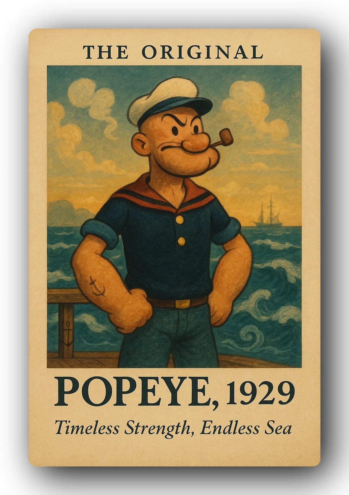 Popeye 1929 Art Trading Card POP-213