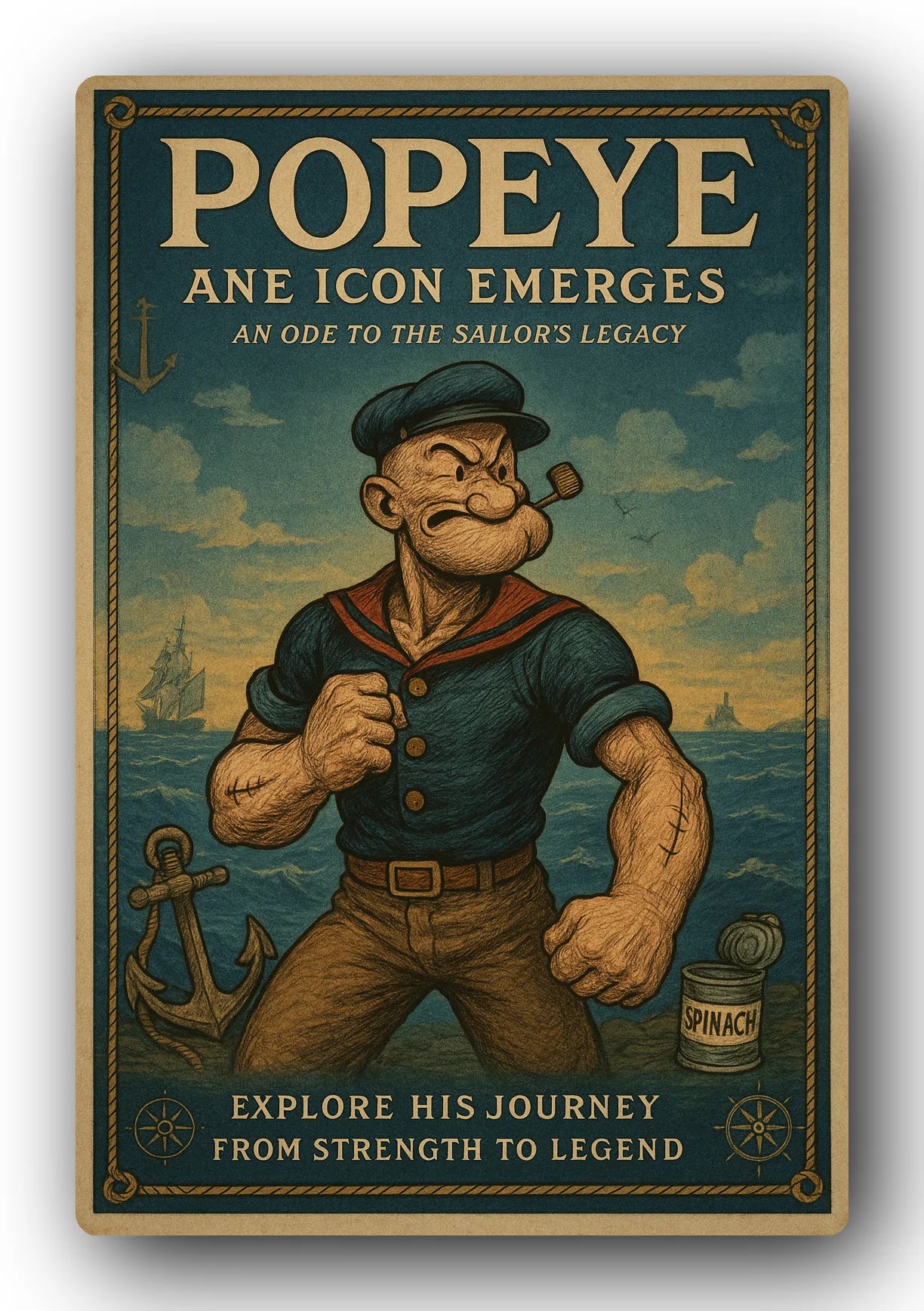 Popeye 1929 Art Trading Card POP-228