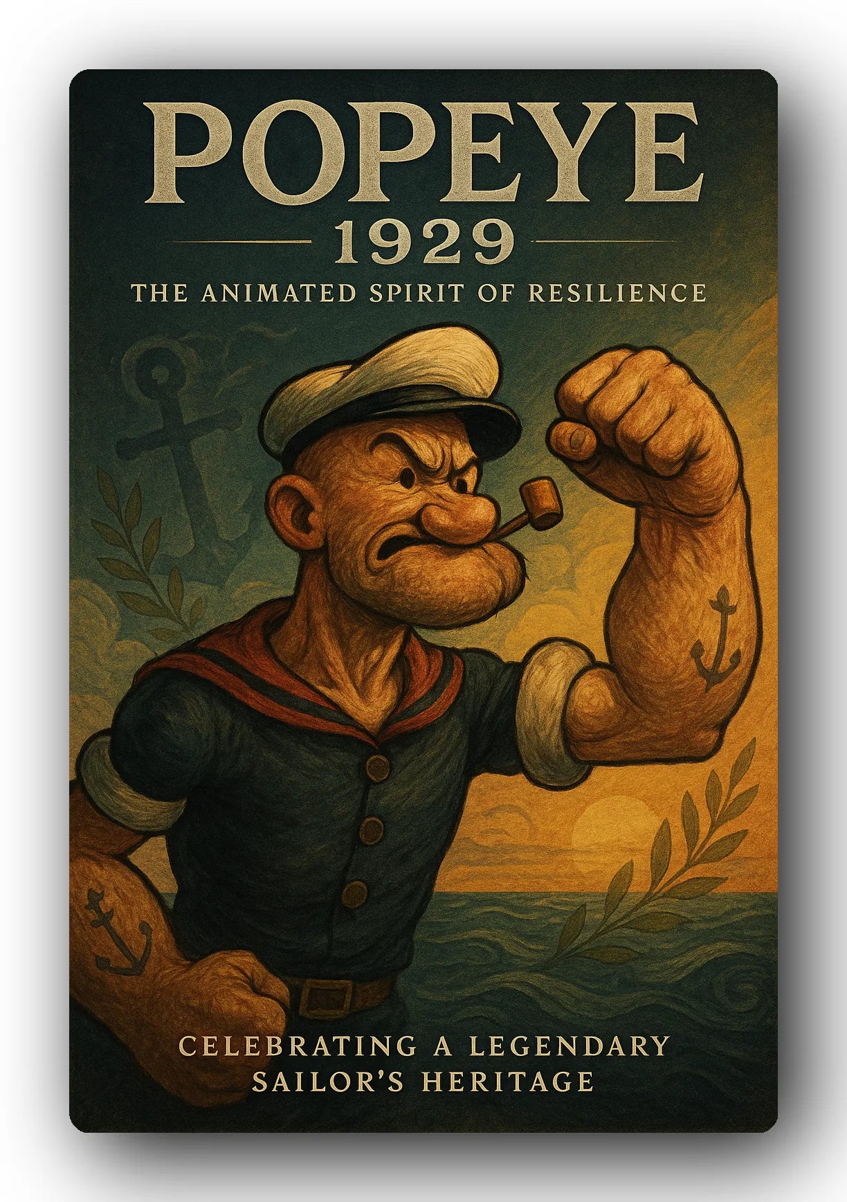 Popeye 1929 Art Trading Card POP-23