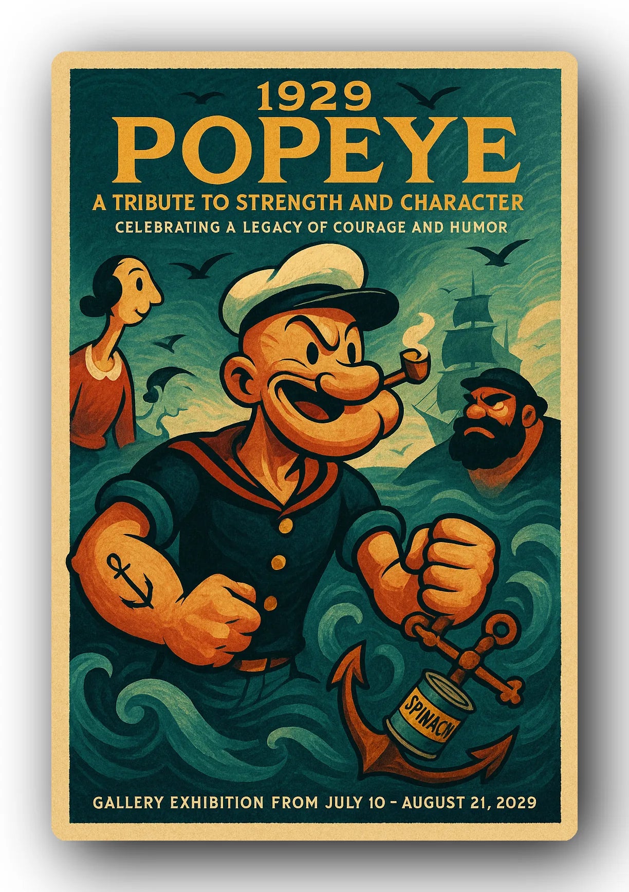 Popeye 1929 Art Trading Card POP-230