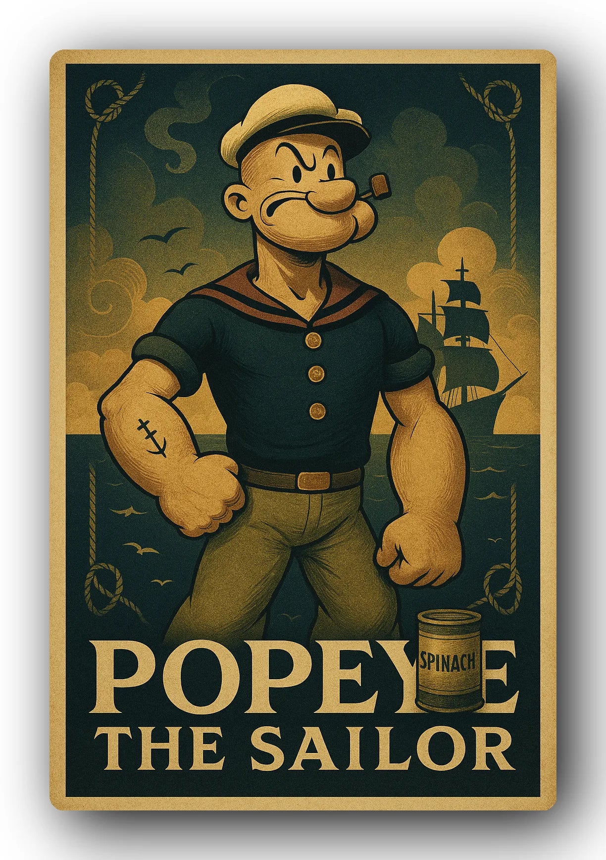 Popeye 1929 Art Trading Card POP-238