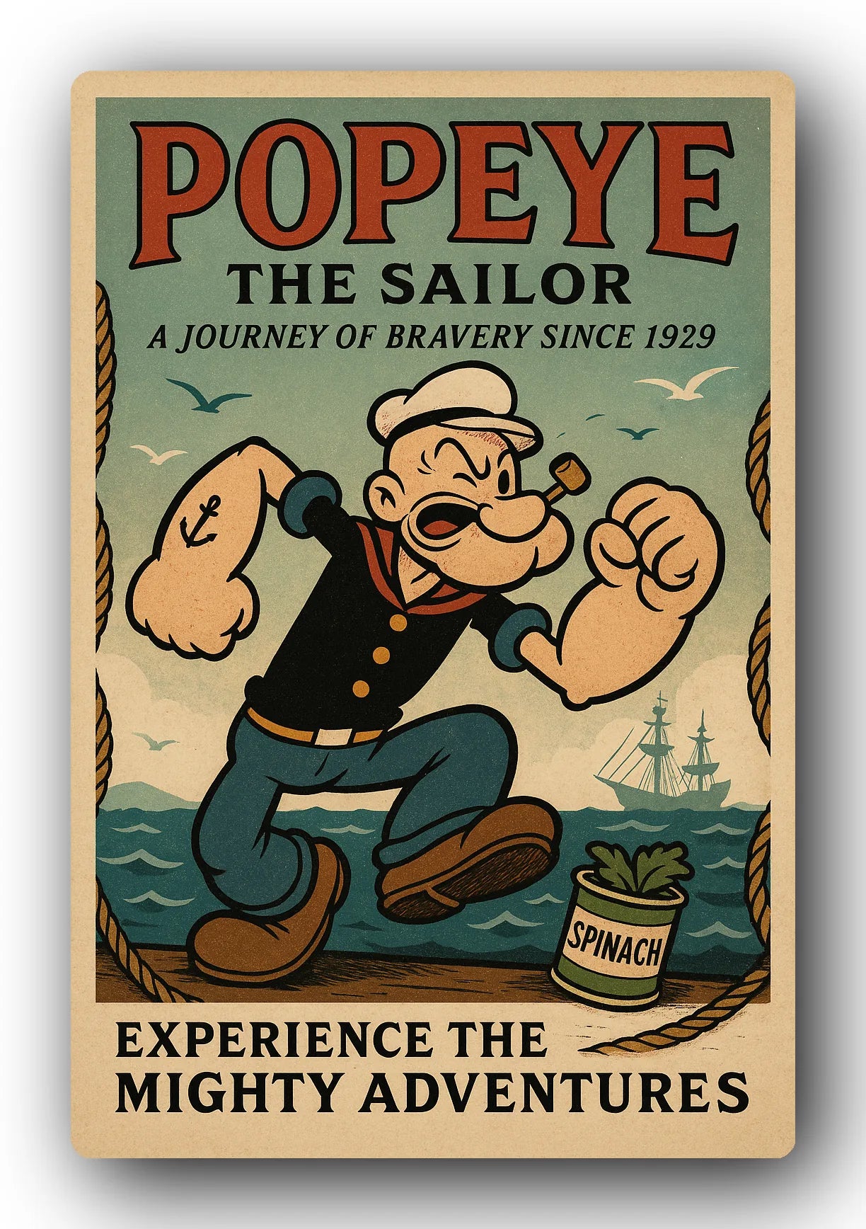 Popeye 1929 Art Trading Card POP-25