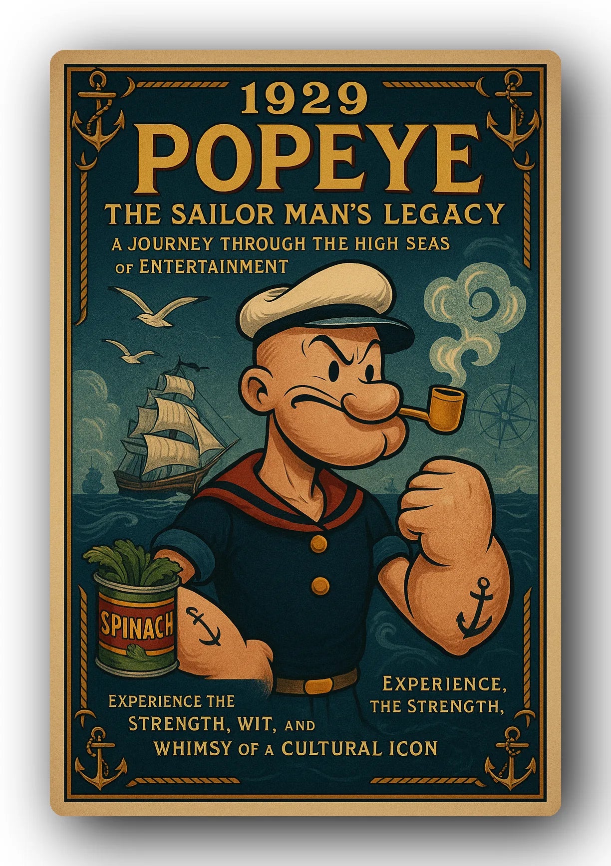Popeye 1929 Art Trading Card POP-26