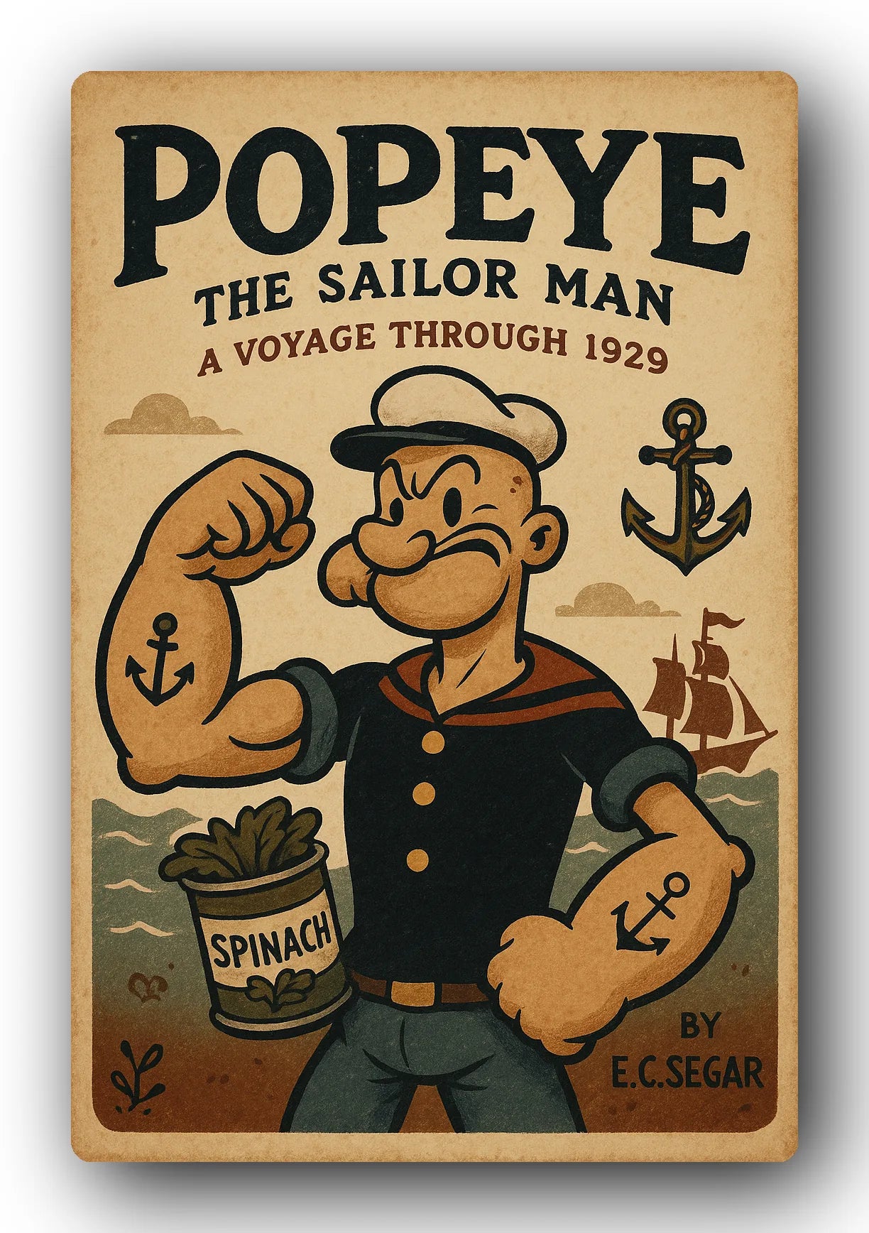 Popeye 1929 Art Trading Card POP-30