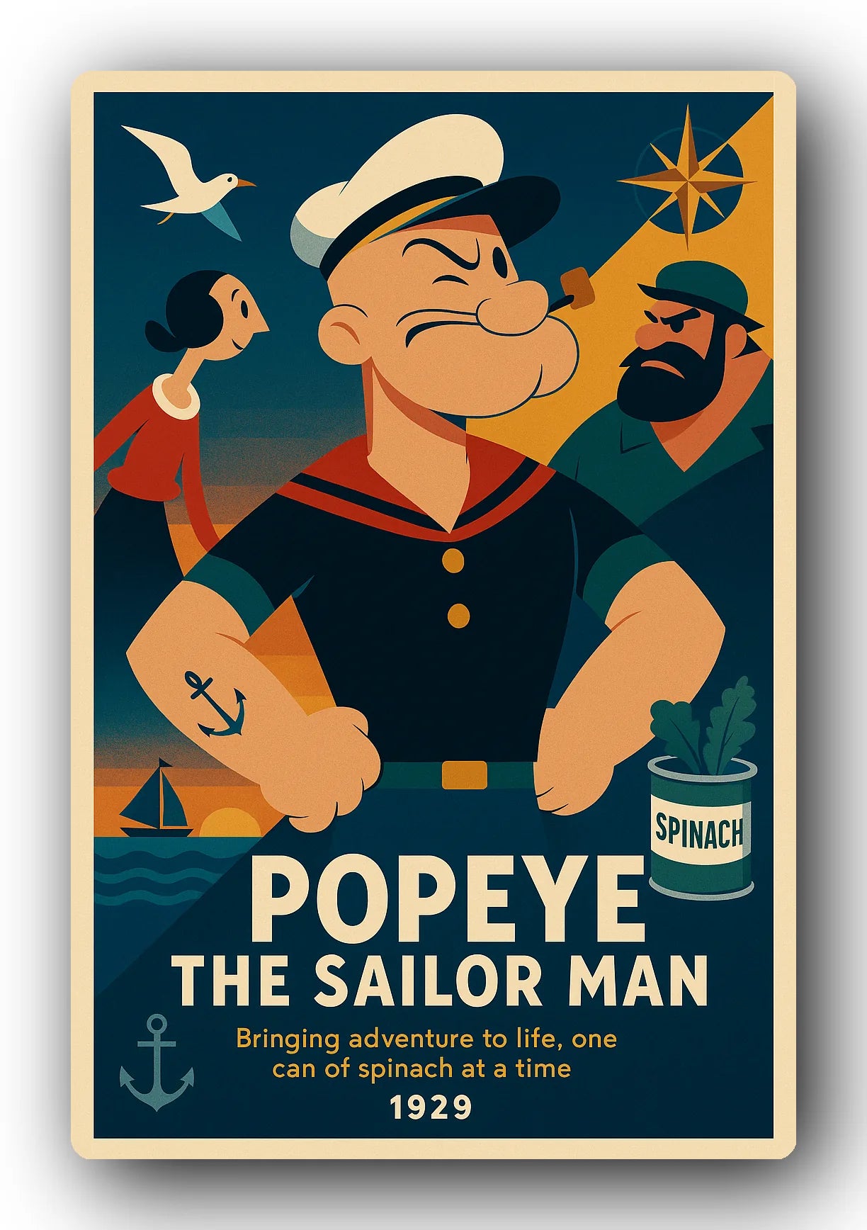 Popeye 1929 Art Trading Card POP-31