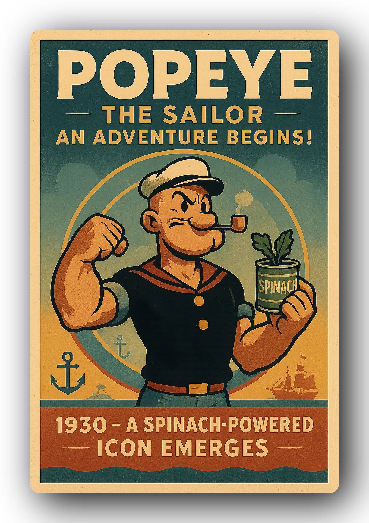 Popeye 1929 Art Trading Card POP-32