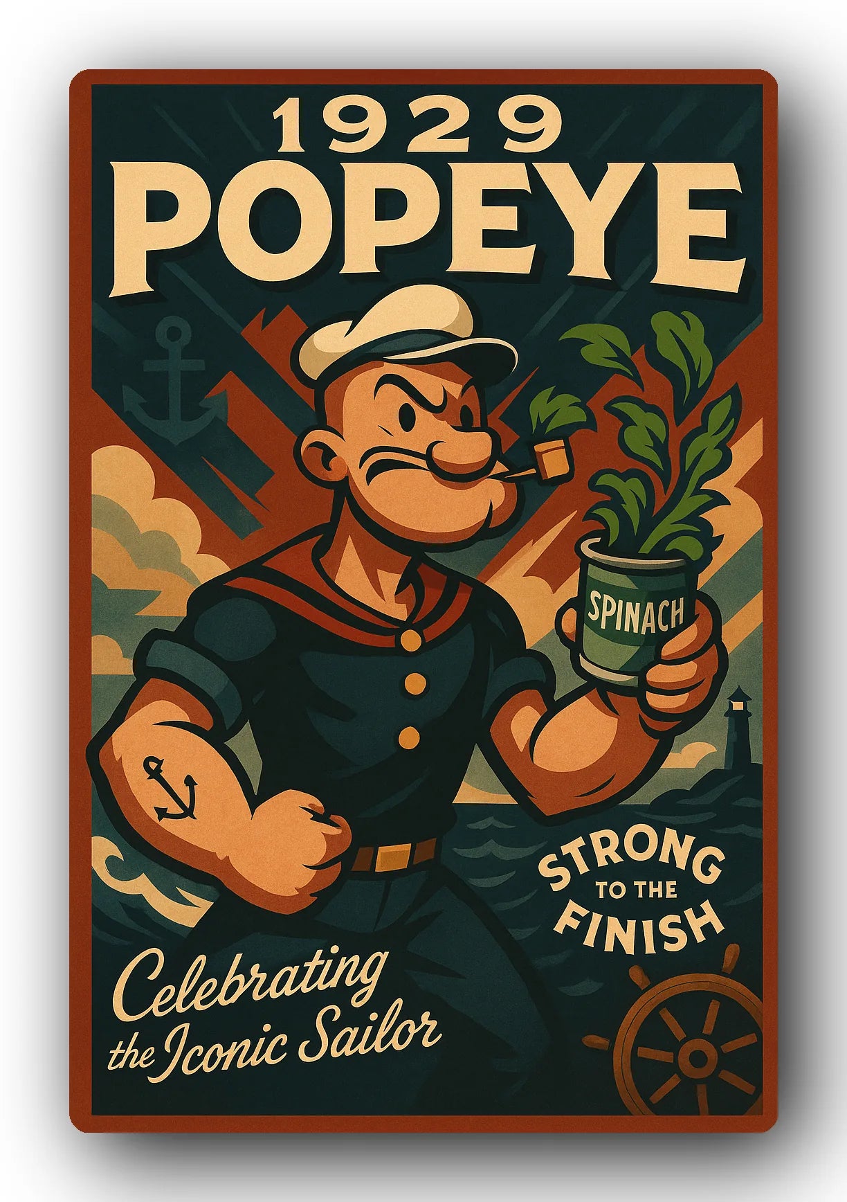 Popeye 1929 Art Trading Card POP-46