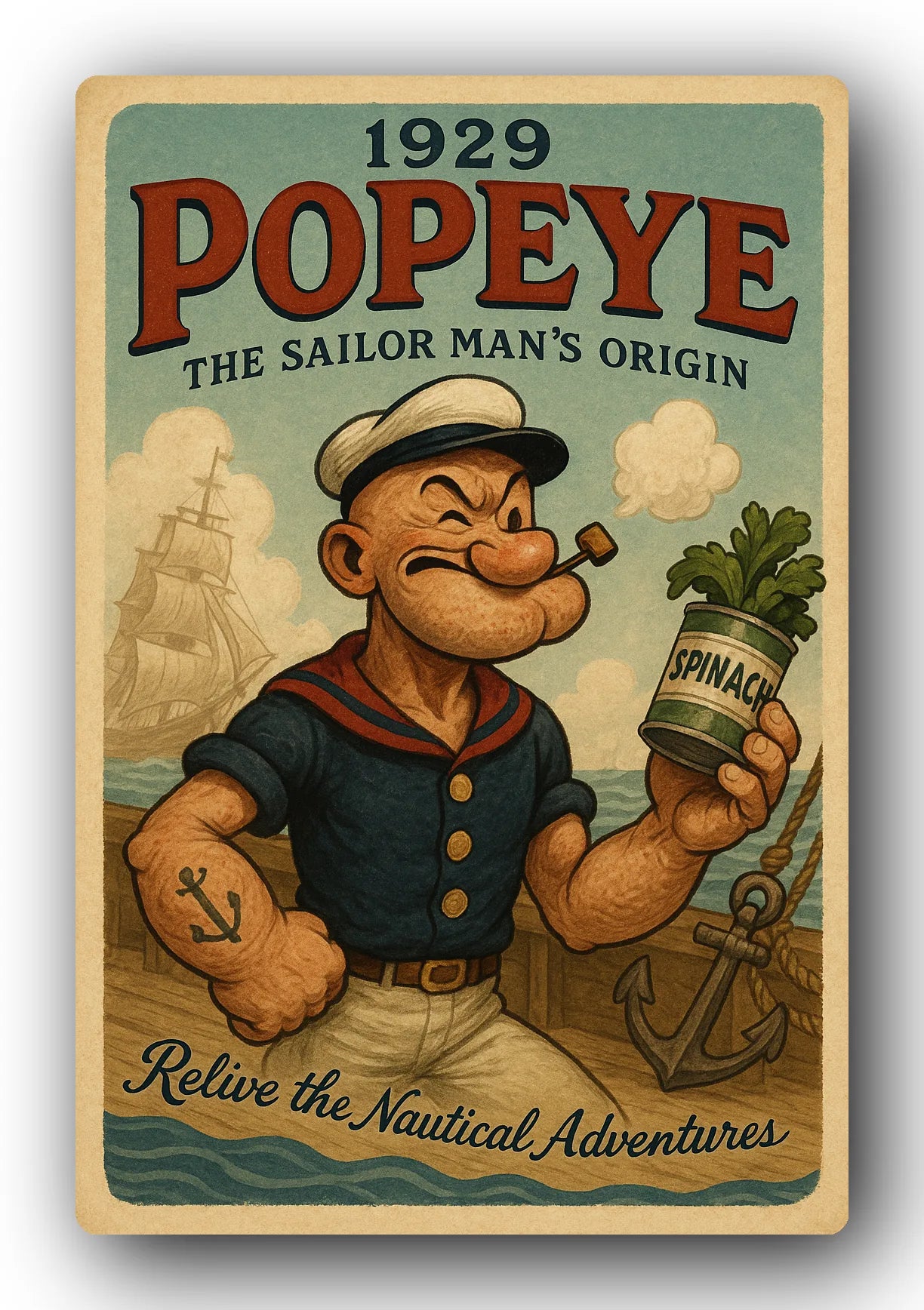 Popeye 1929 Art Trading Card POP-47