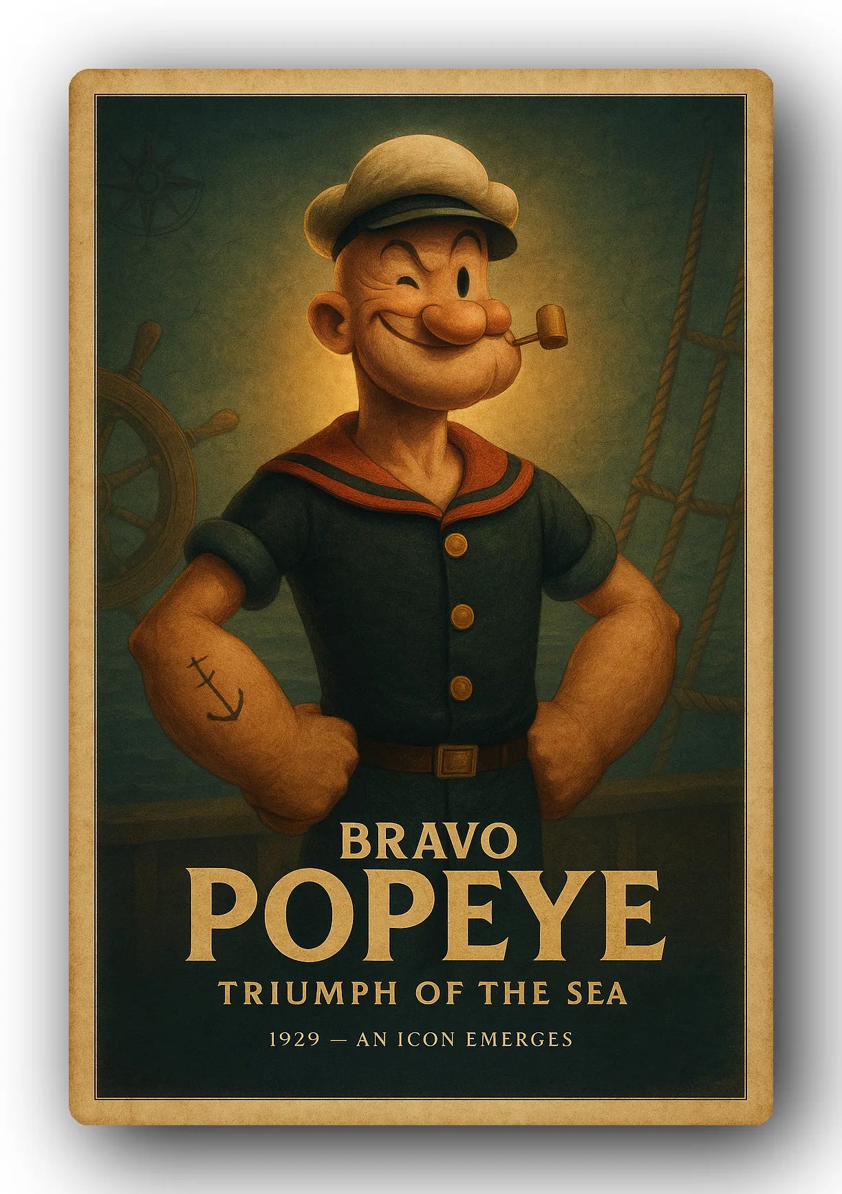 Popeye 1929 Art Trading Card POP-49