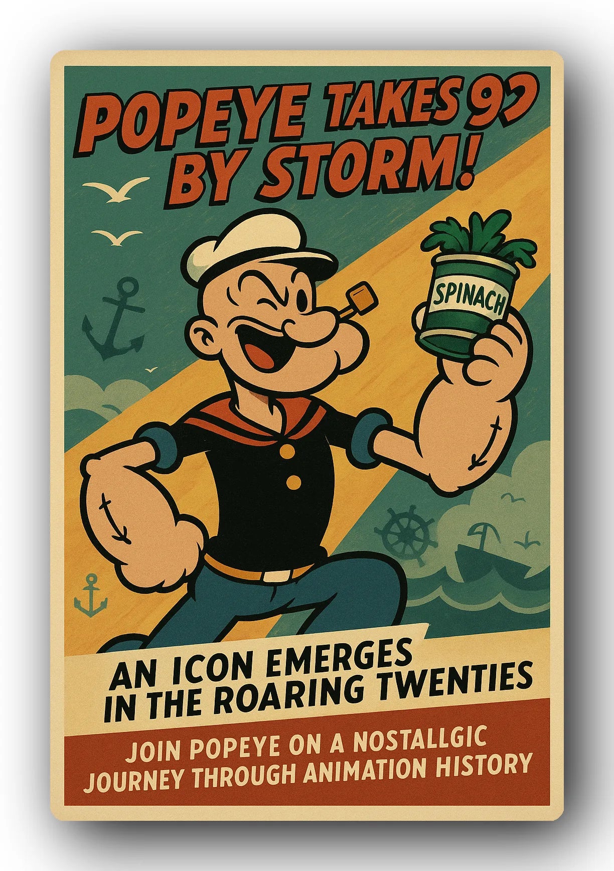 Popeye 1929 Art Trading Card POP-51