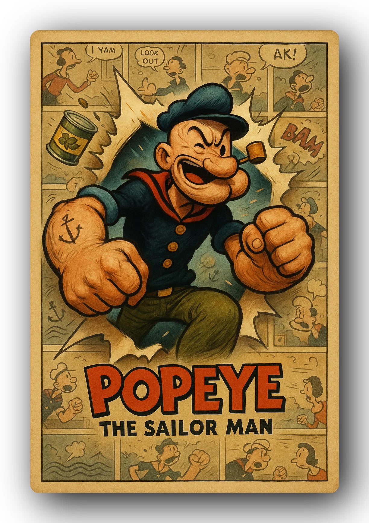 Popeye 1929 Art Trading Card POP-53