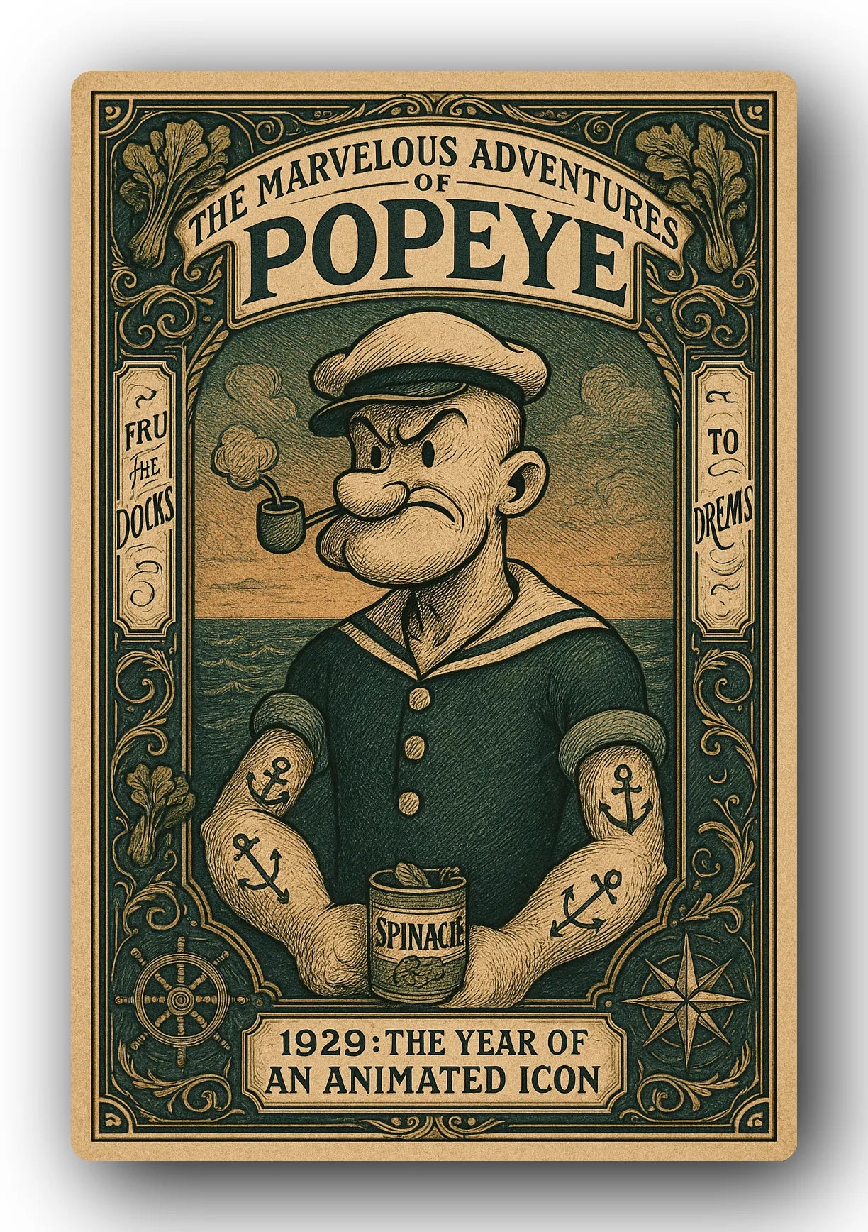 Popeye 1929 Art Trading Card POP-55
