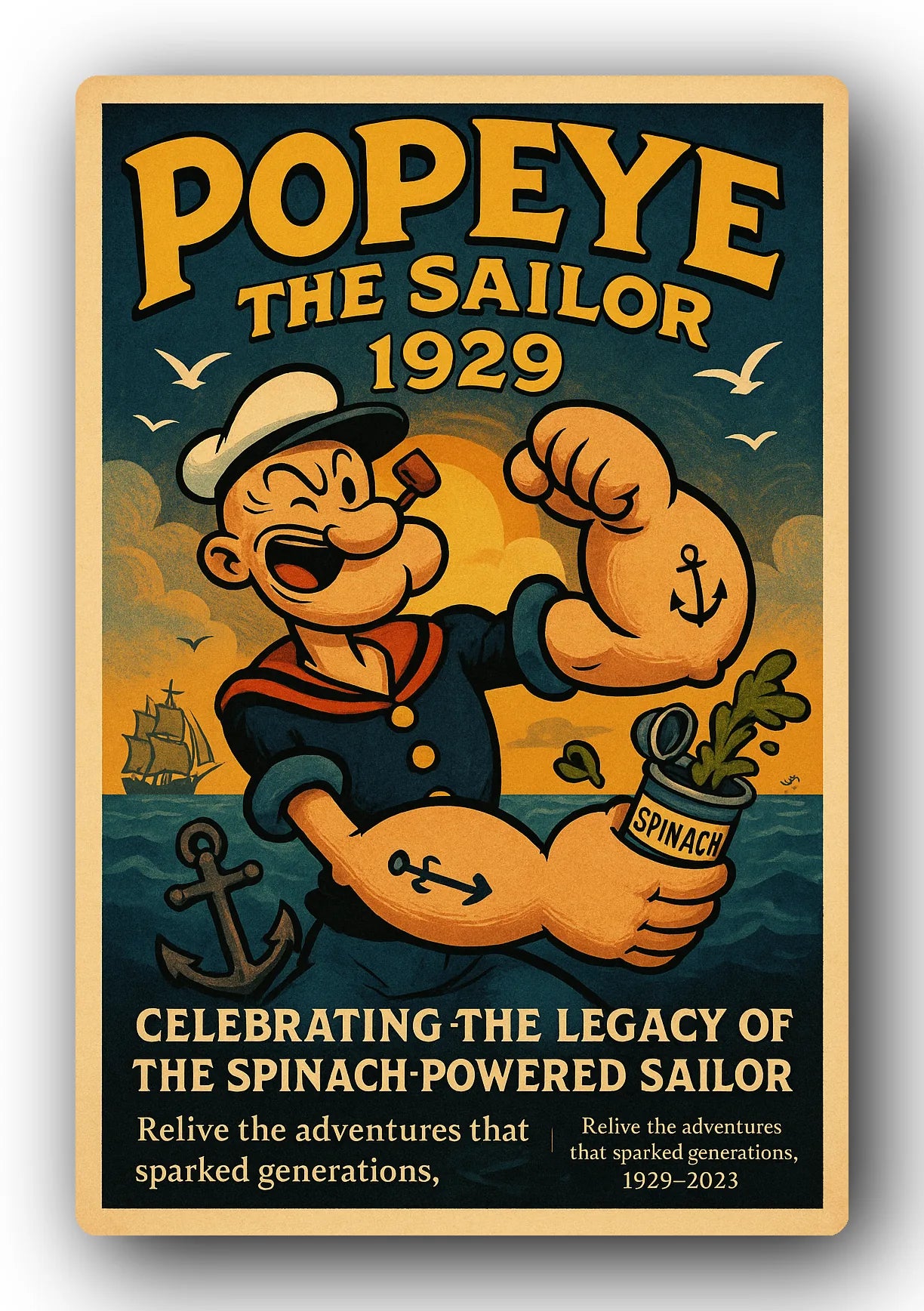 Popeye 1929 Art Trading Card POP-57