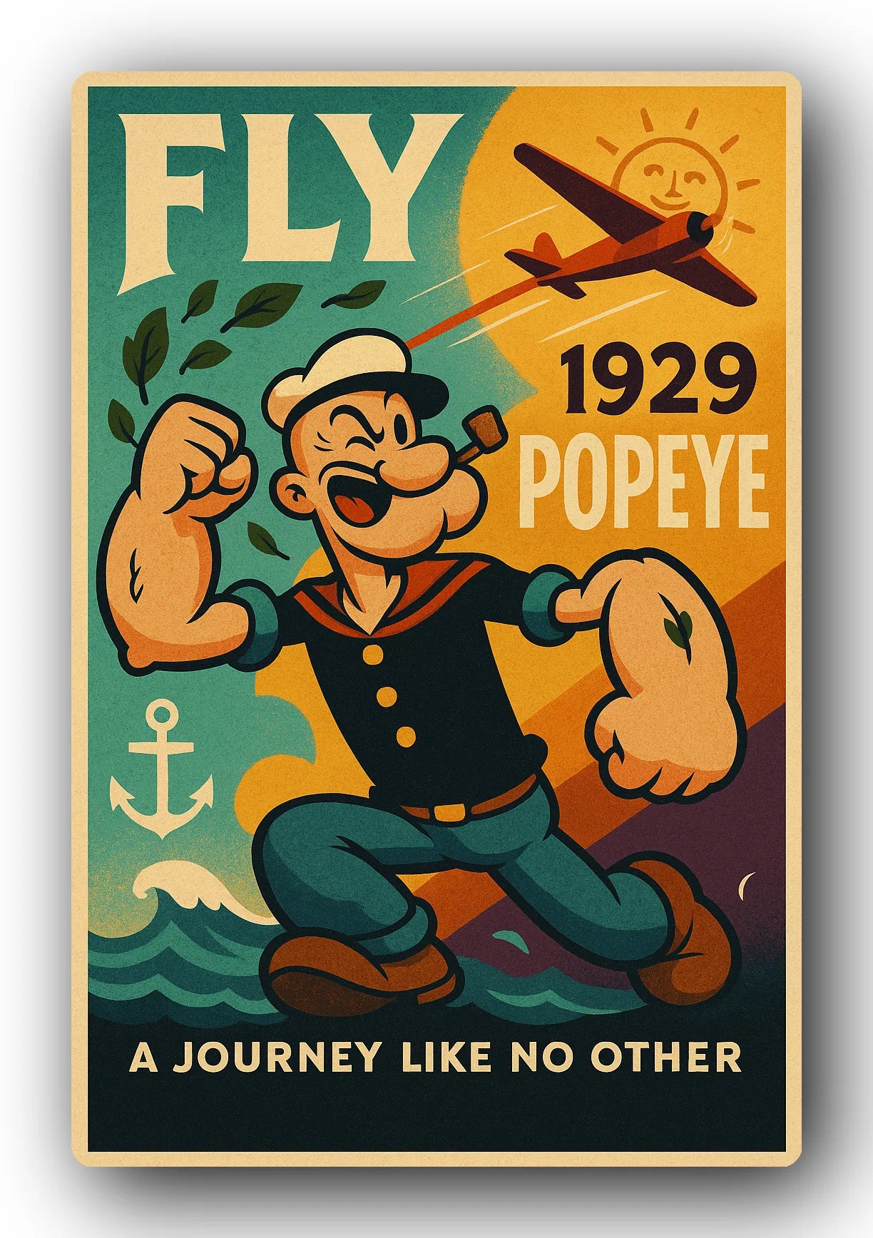 Popeye 1929 Art Trading Card POP-63