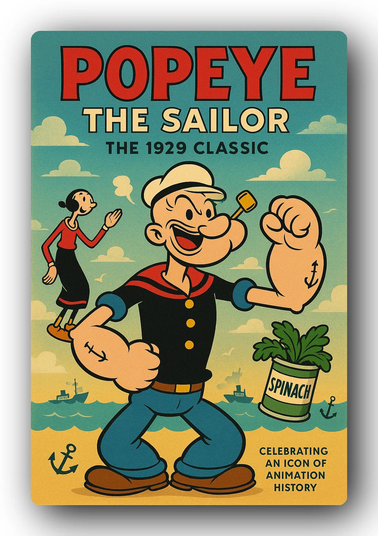 Popeye 1929 Art Trading Card POP-65