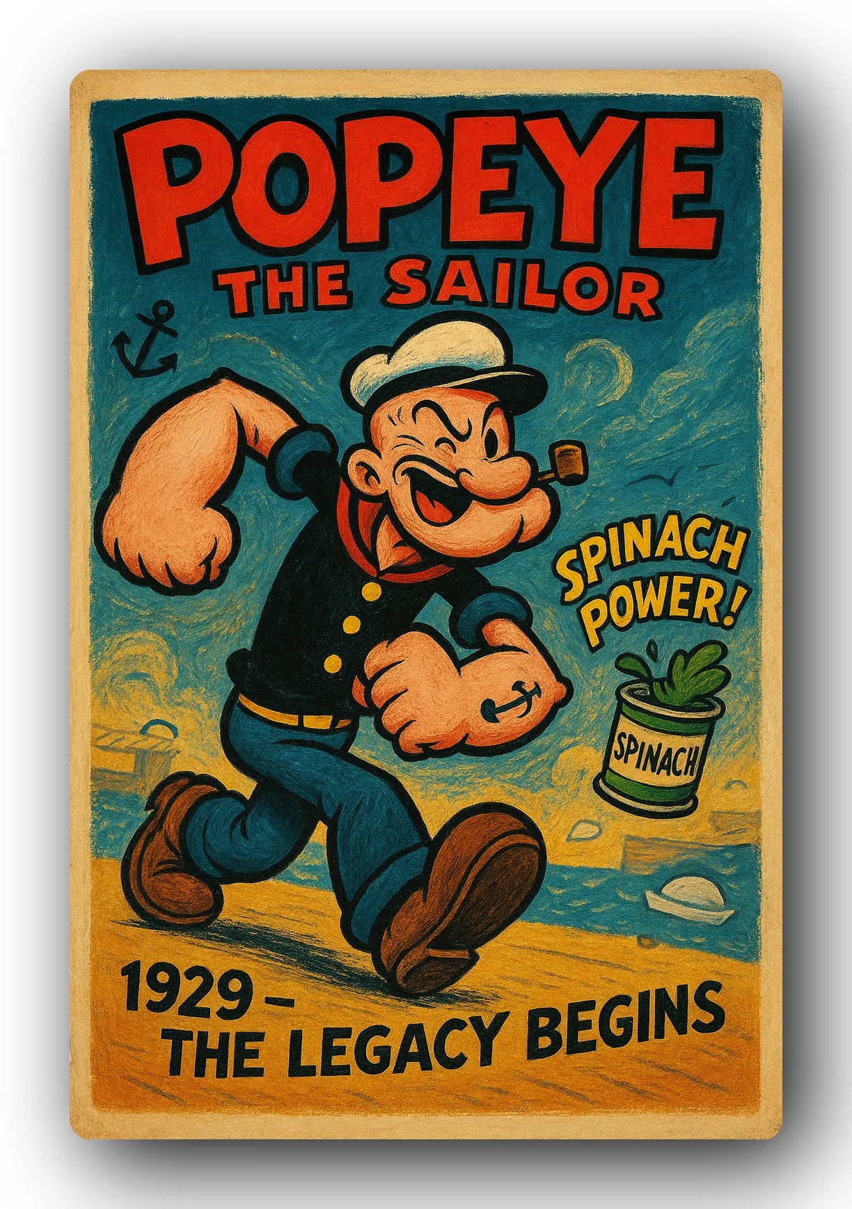 Popeye 1929 Art Trading Card POP-66
