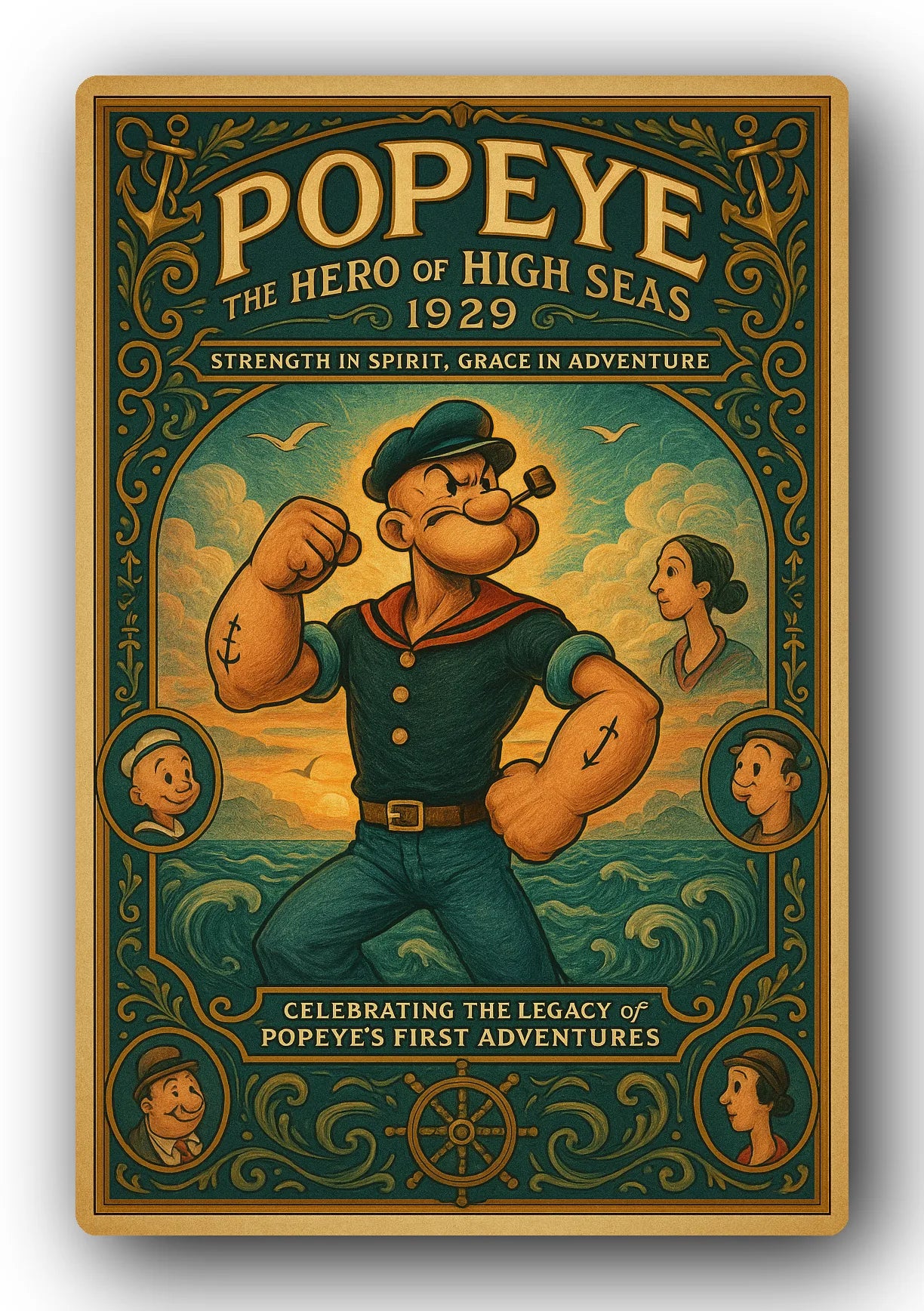 Popeye 1929 Art Trading Card POP-67