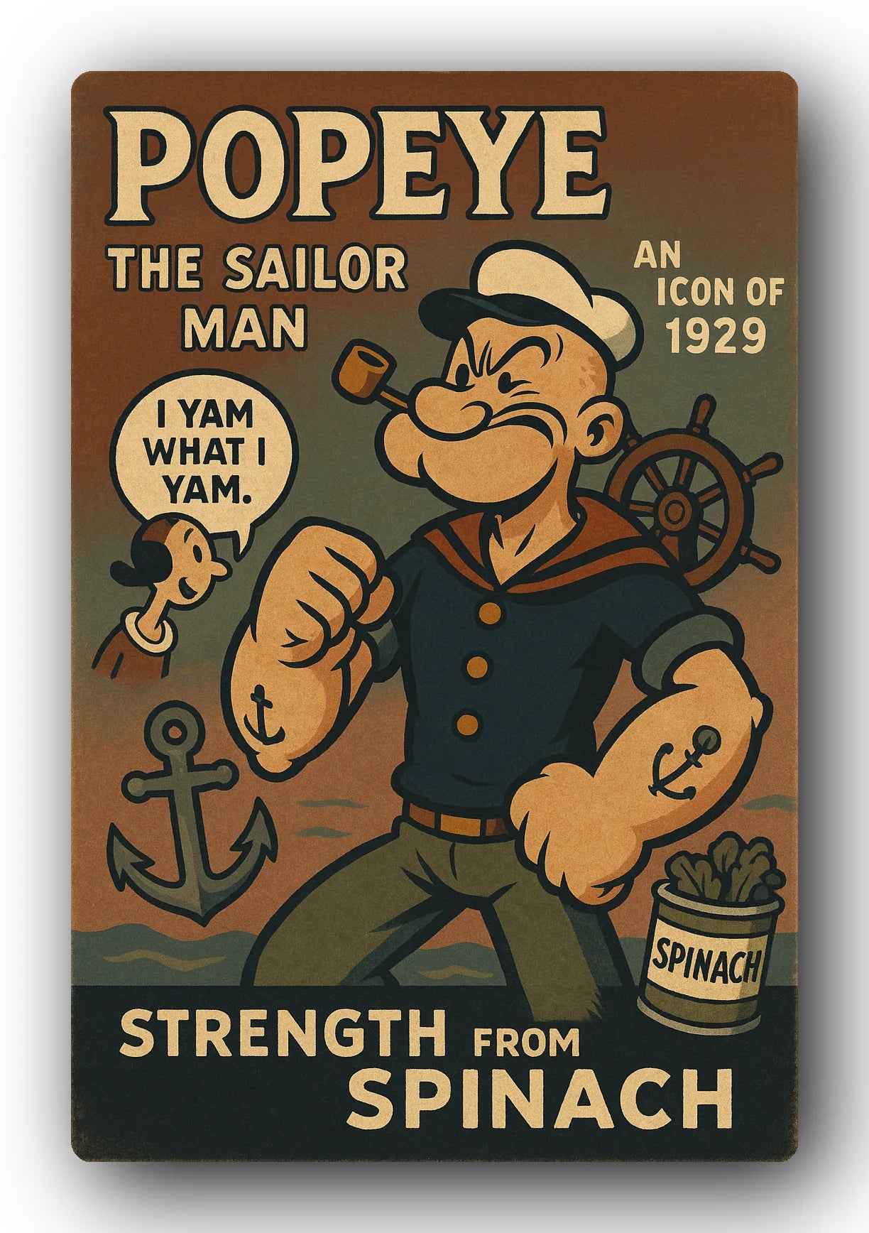 Popeye 1929 Art Trading Card POP-68