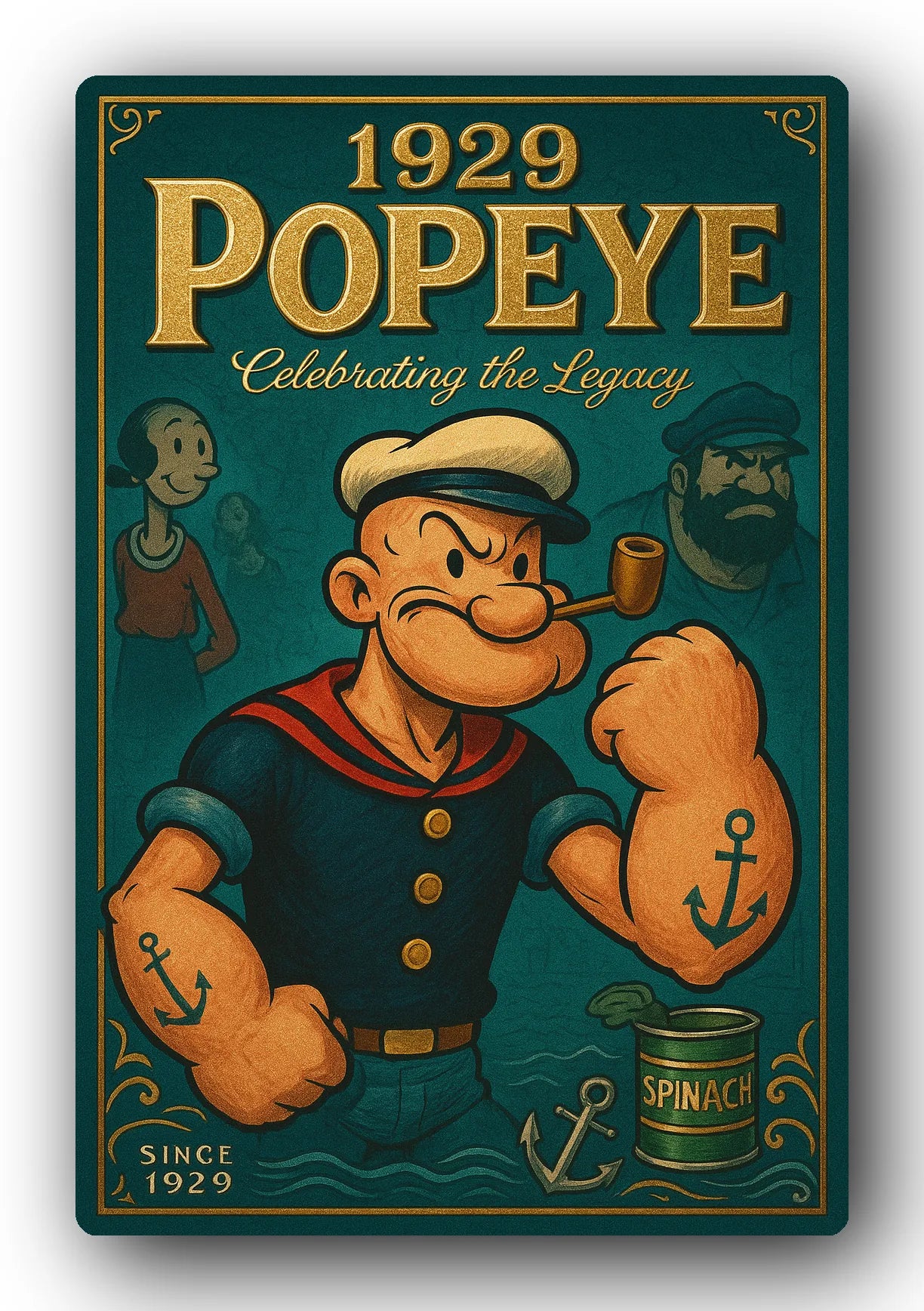 Popeye 1929 Art Trading Card POP-69
