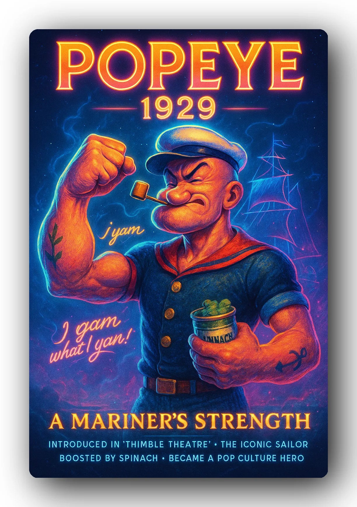 Popeye 1929 Art Trading Card POP-70