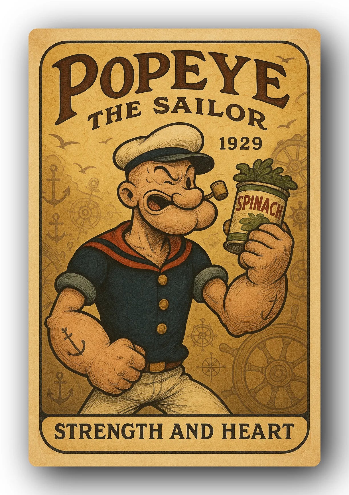 Popeye 1929 Art Trading Card POP-71