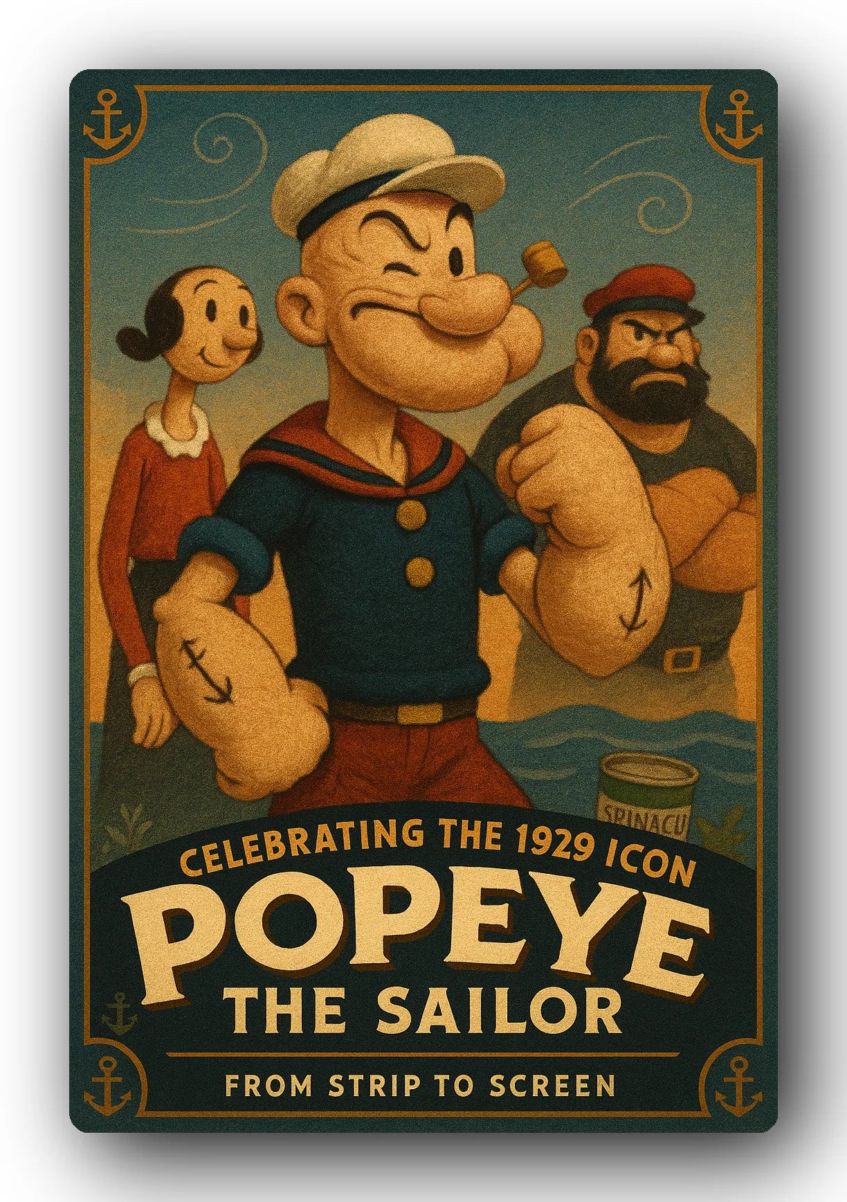 Popeye 1929 Art Trading Card POP-75