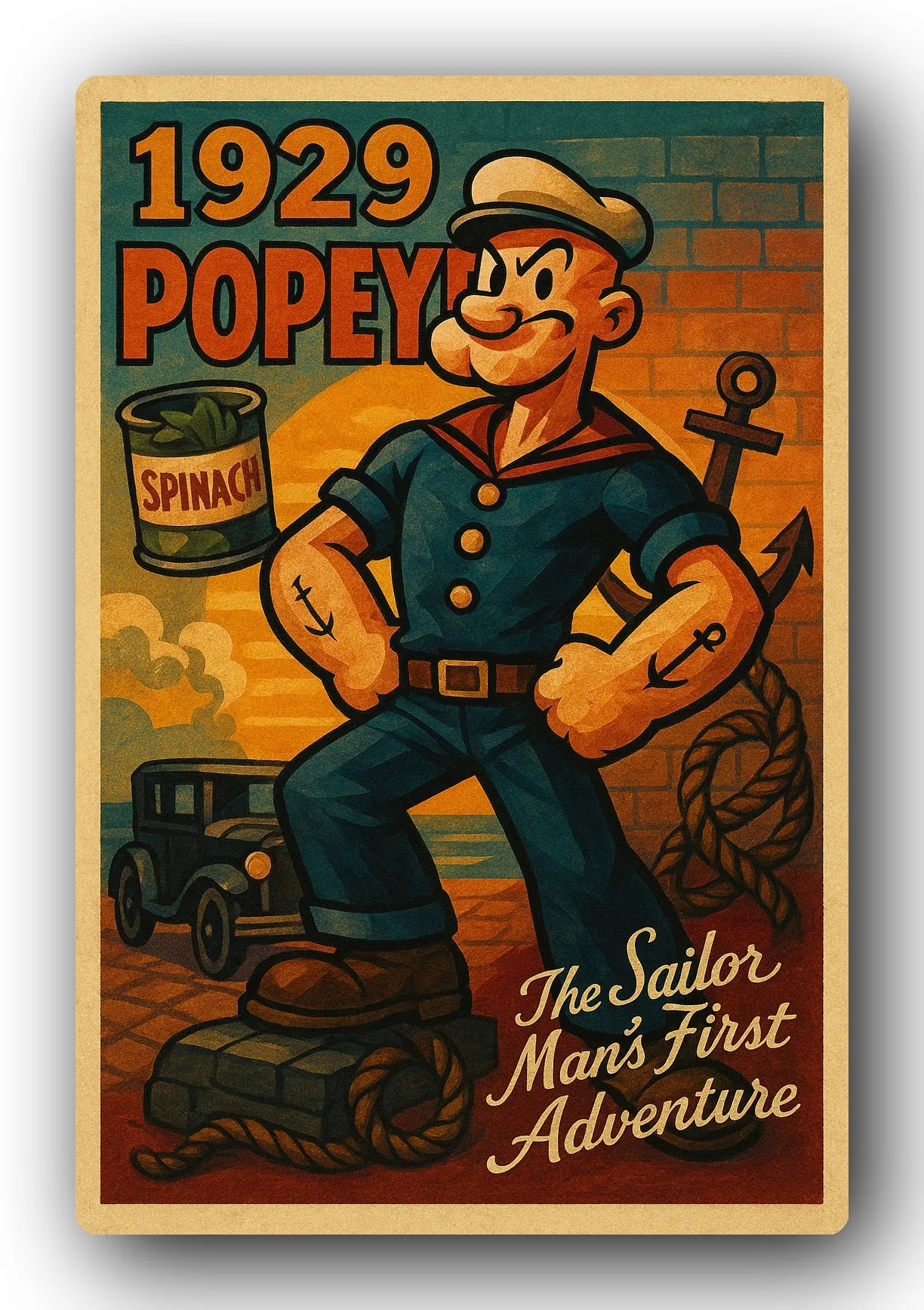 Popeye 1929 Art Trading Card POP-76
