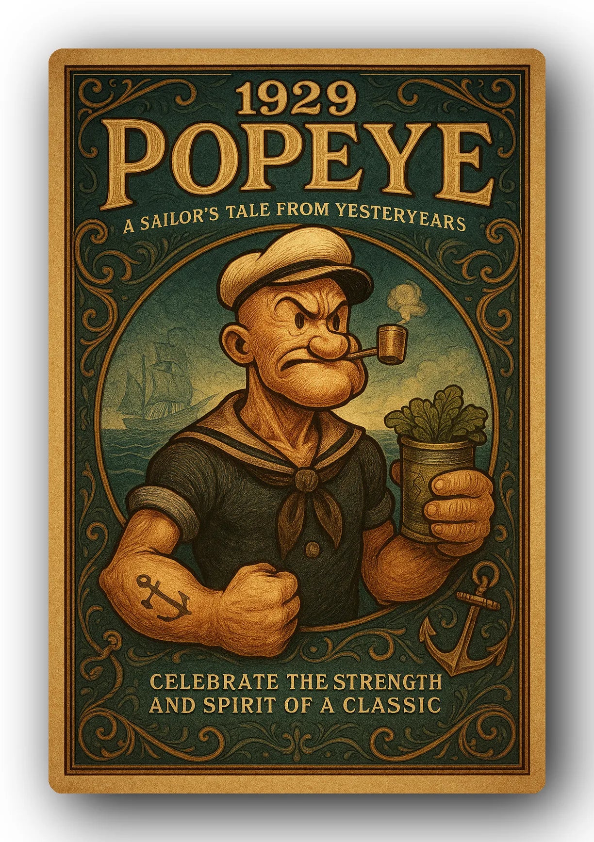 Popeye 1929 Art Trading Card POP-79