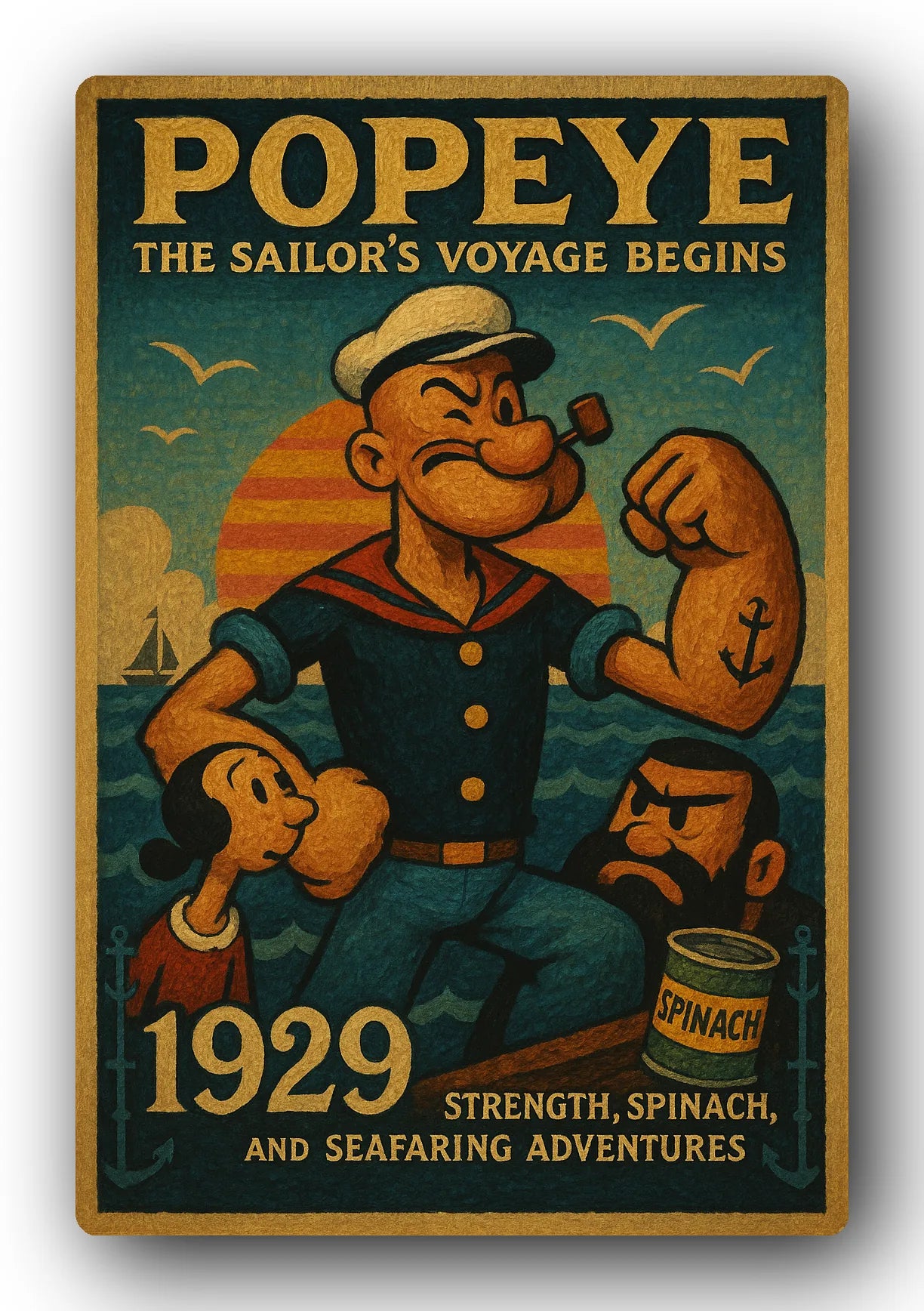 Popeye 1929 Art Trading Card POP-81