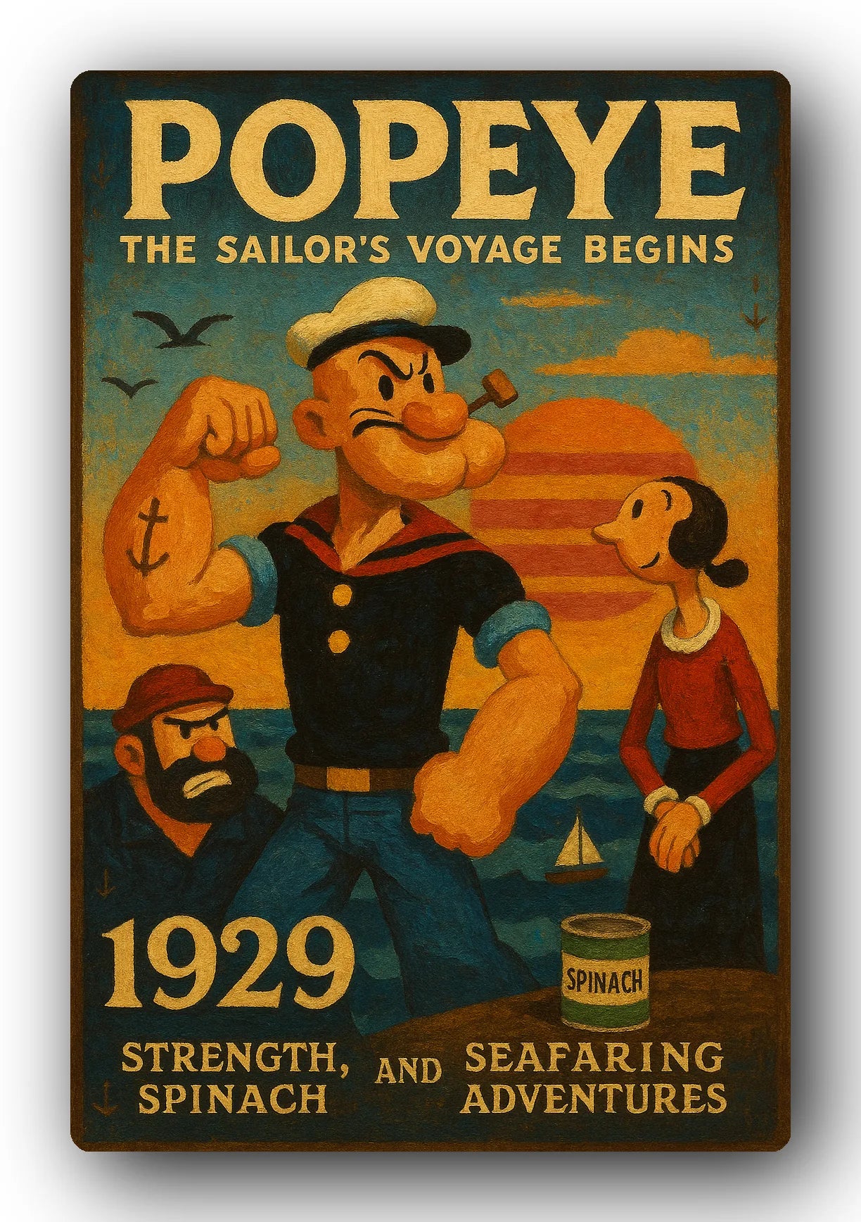 Popeye 1929 Art Trading Card POP-82