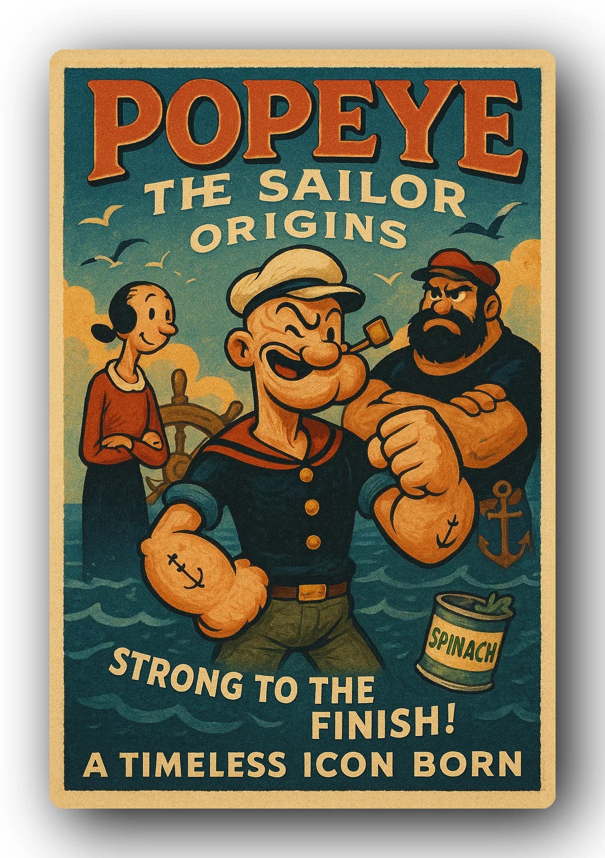 Popeye 1929 Art Trading Card POP-83