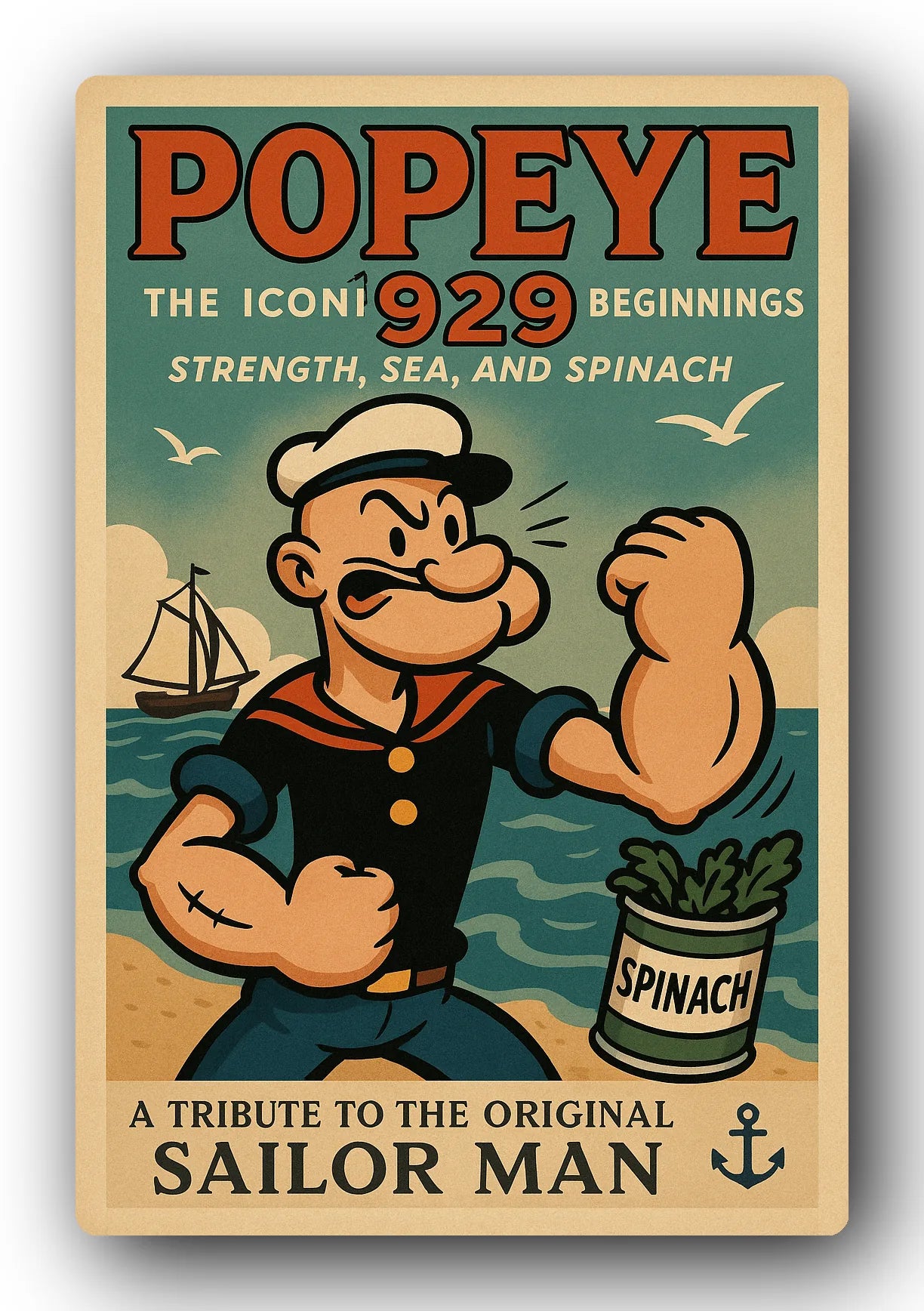 Popeye 1929 Art Trading Card POP-84
