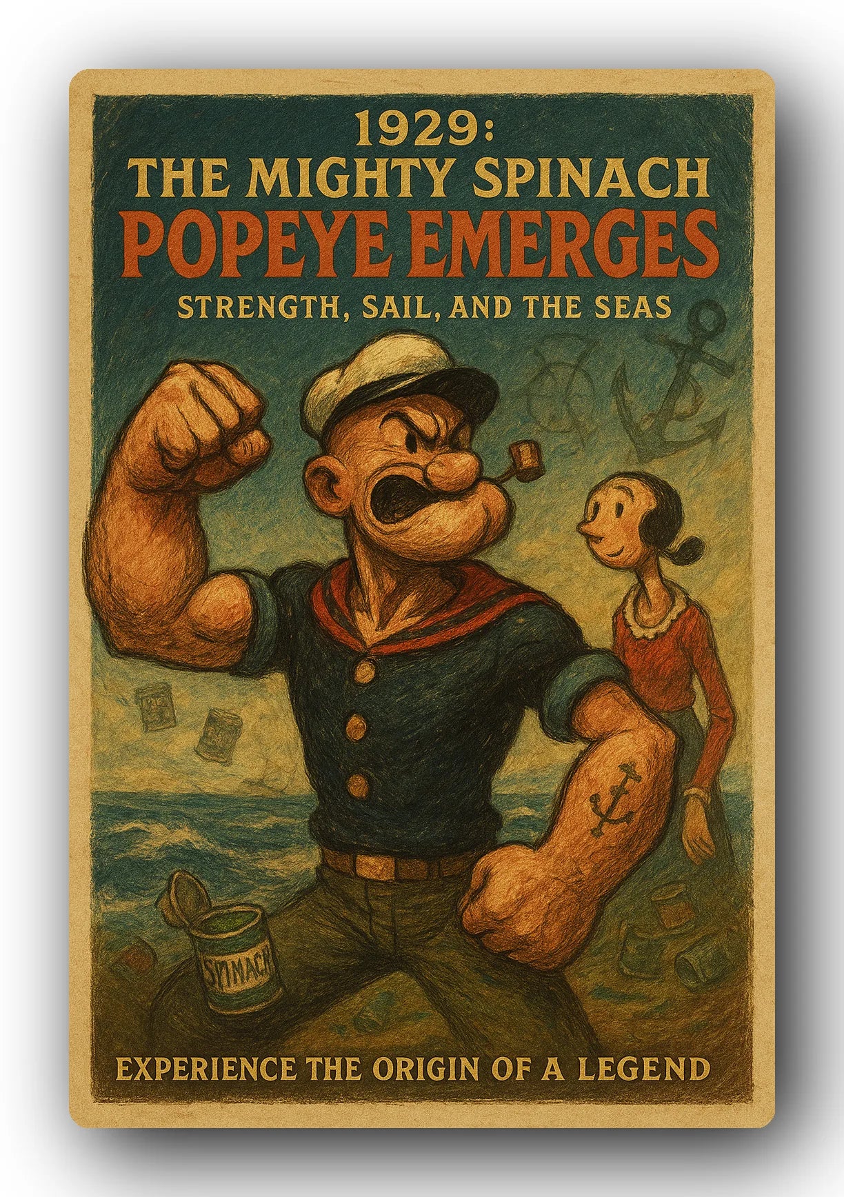 Popeye 1929 Art Trading Card POP-86