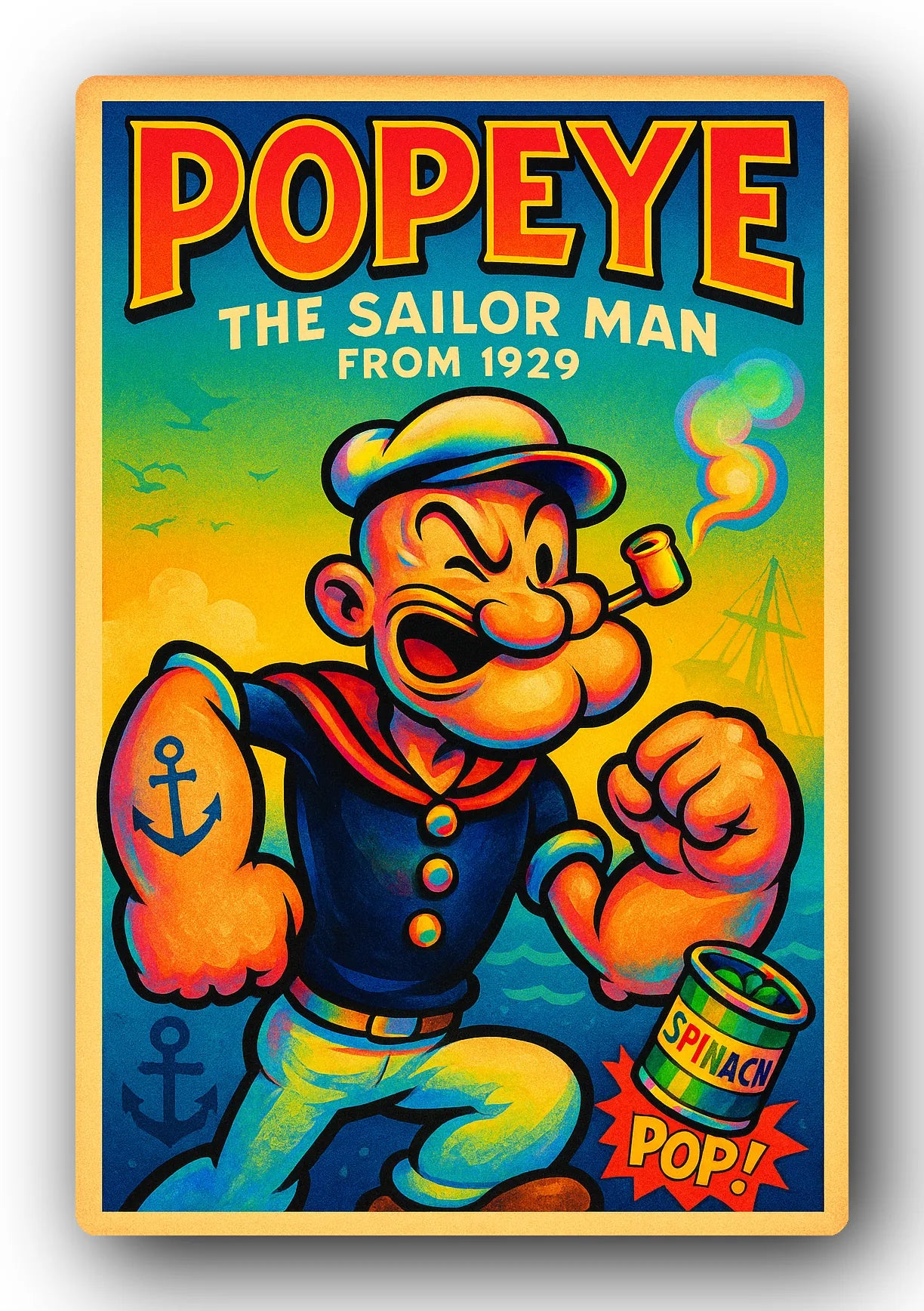 Popeye 1929 Art Trading Card POP-87