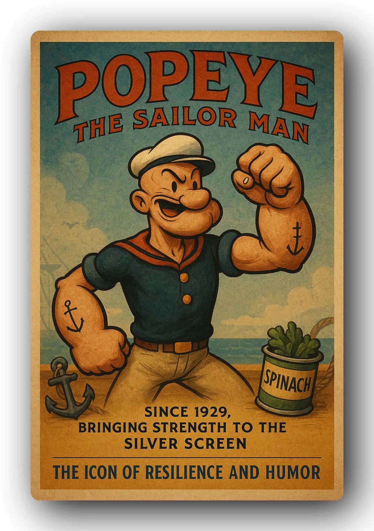 Popeye 1929 Art Trading Card POP-89