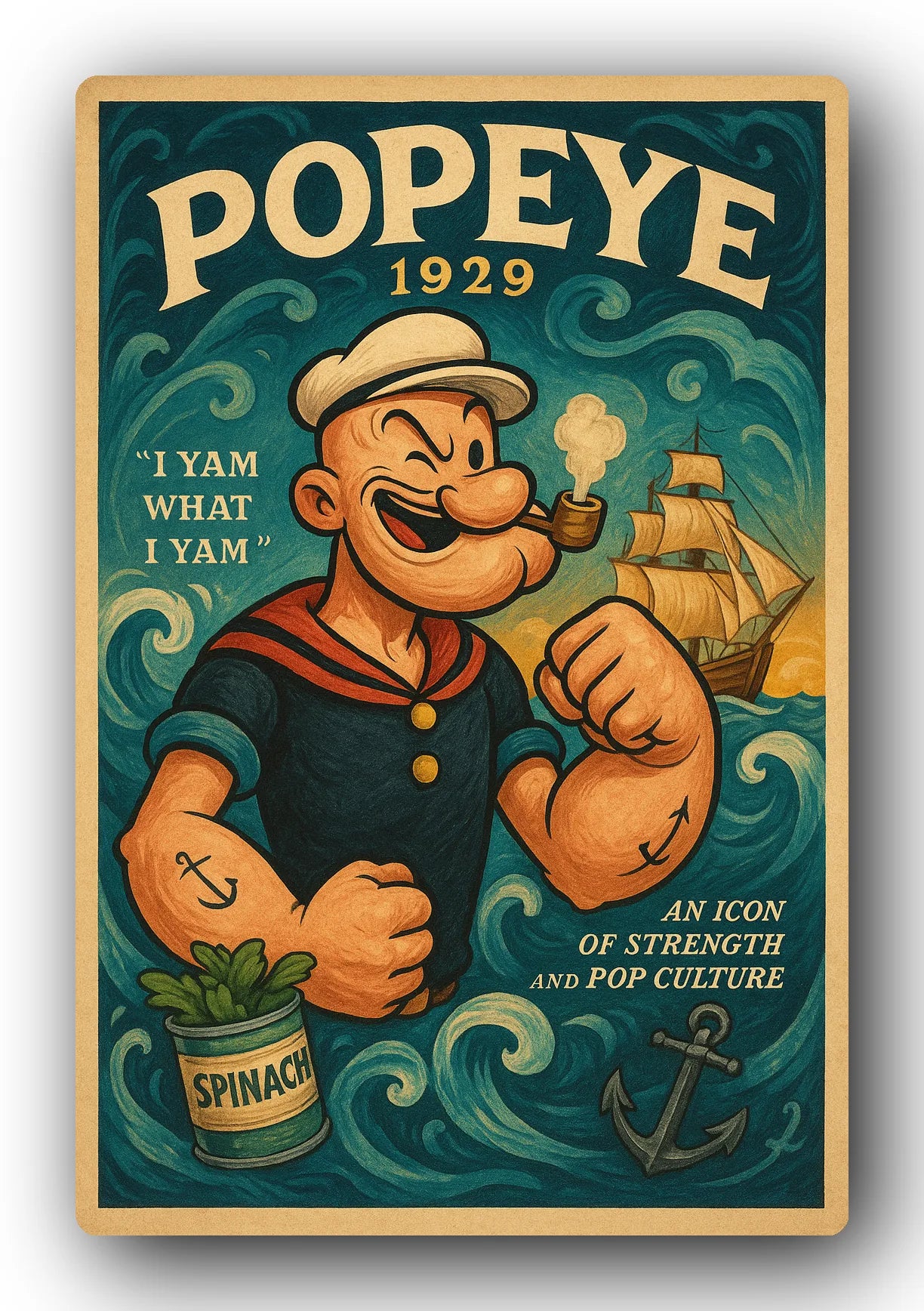 Popeye 1929 Art Trading Card POP-97