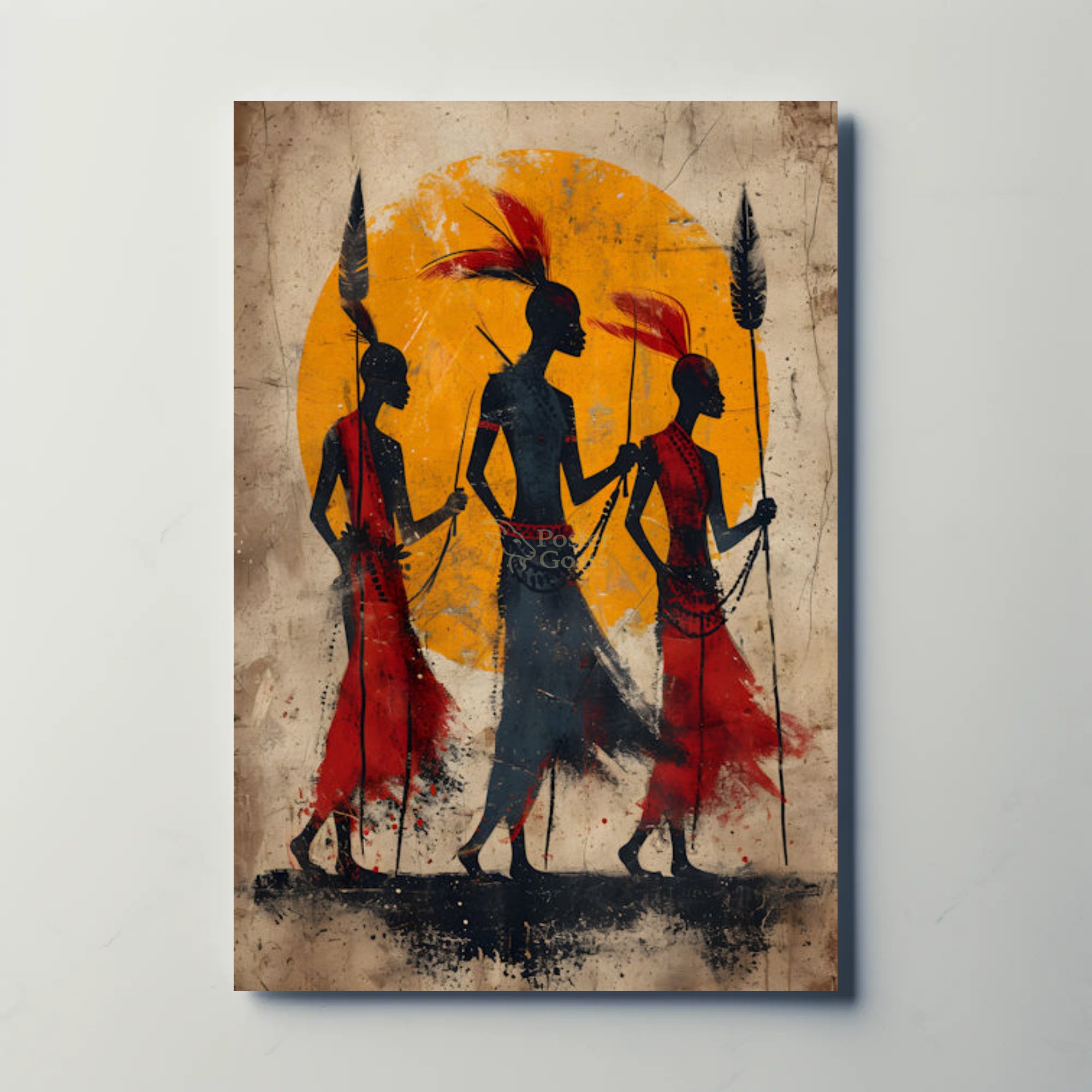 African Journey Vibrance Cultural or Heritage Poster