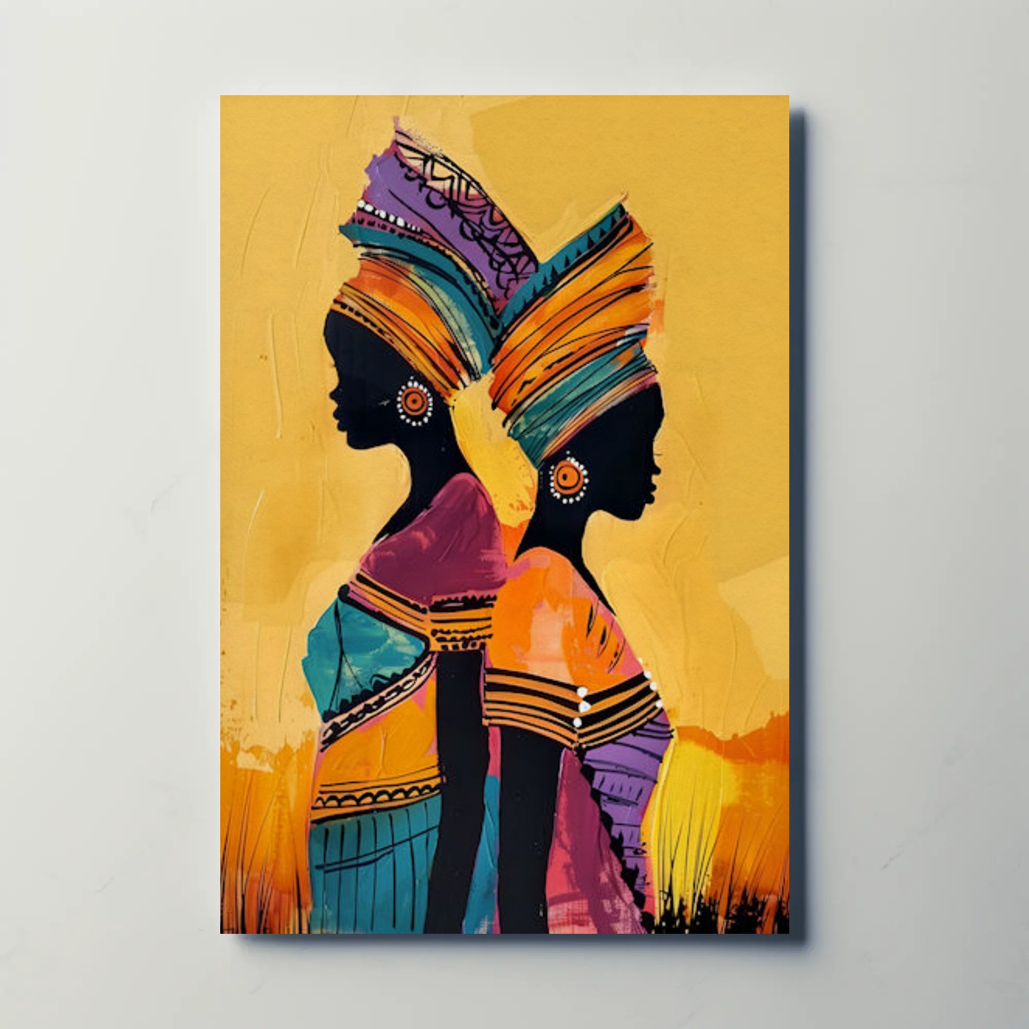 Traditional African Attire Cultural Heritage Poster