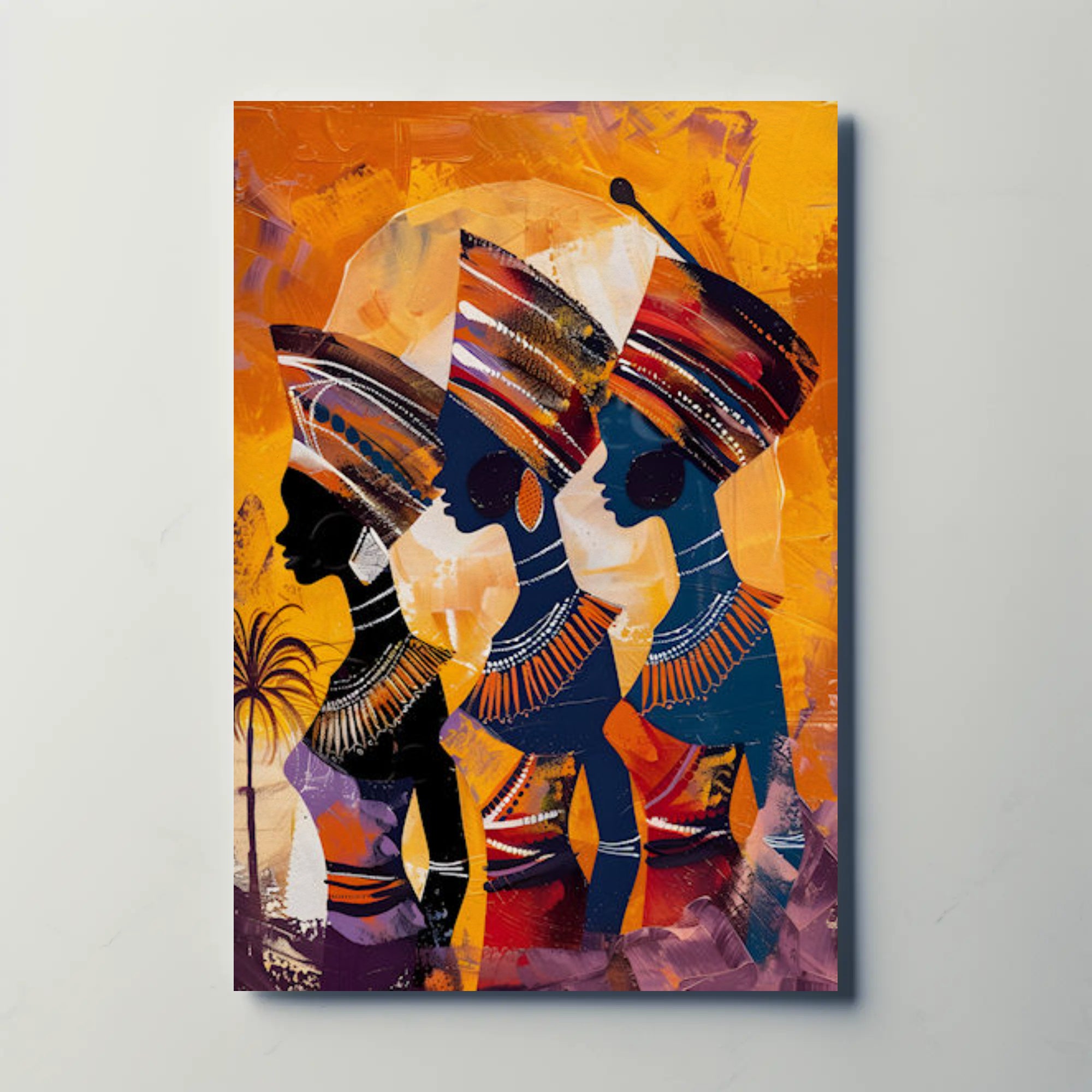 Embrace African Culture with Vibrant Artwork Cultural Heritage Poster
