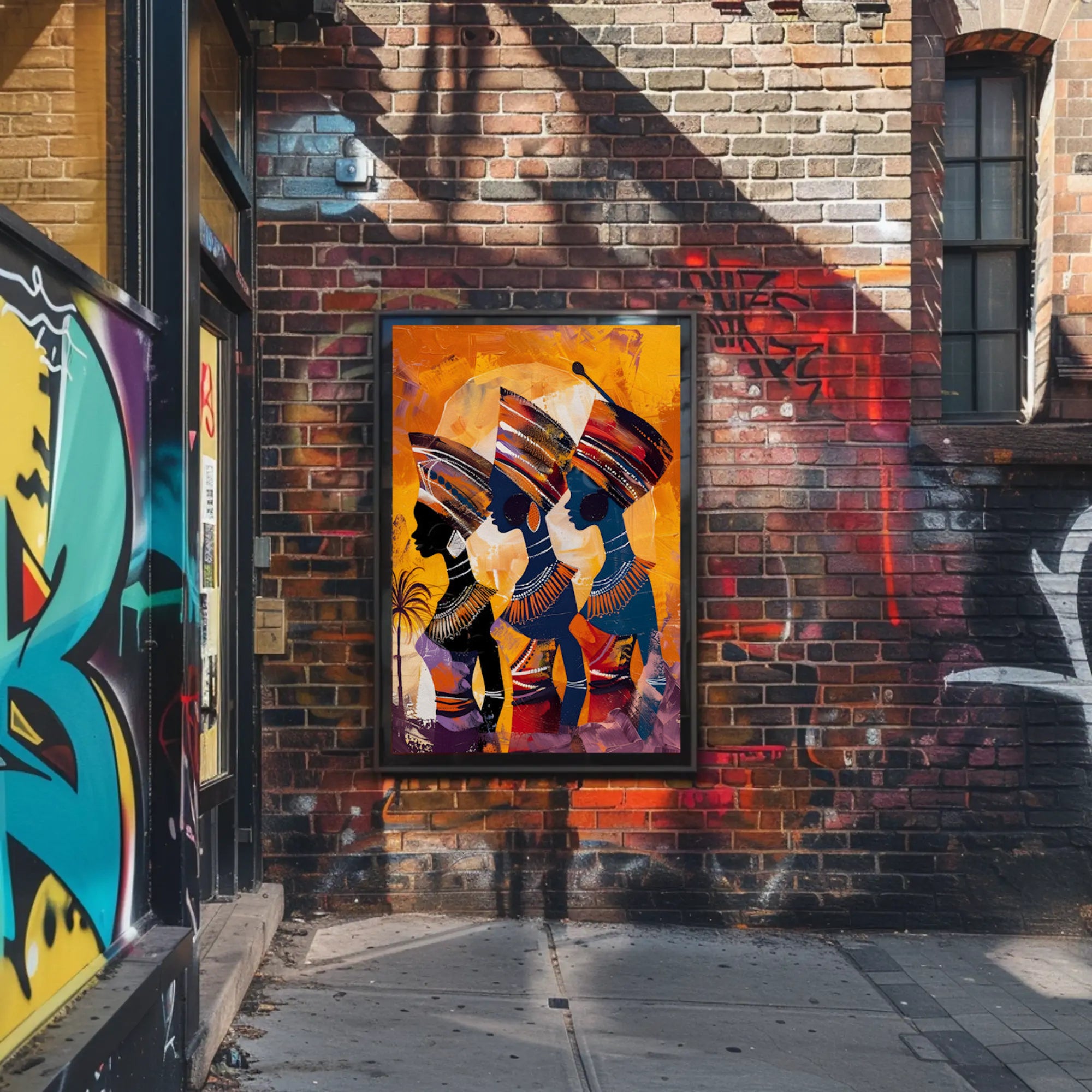 Embrace African Culture with Vibrant Artwork Cultural Heritage Poster