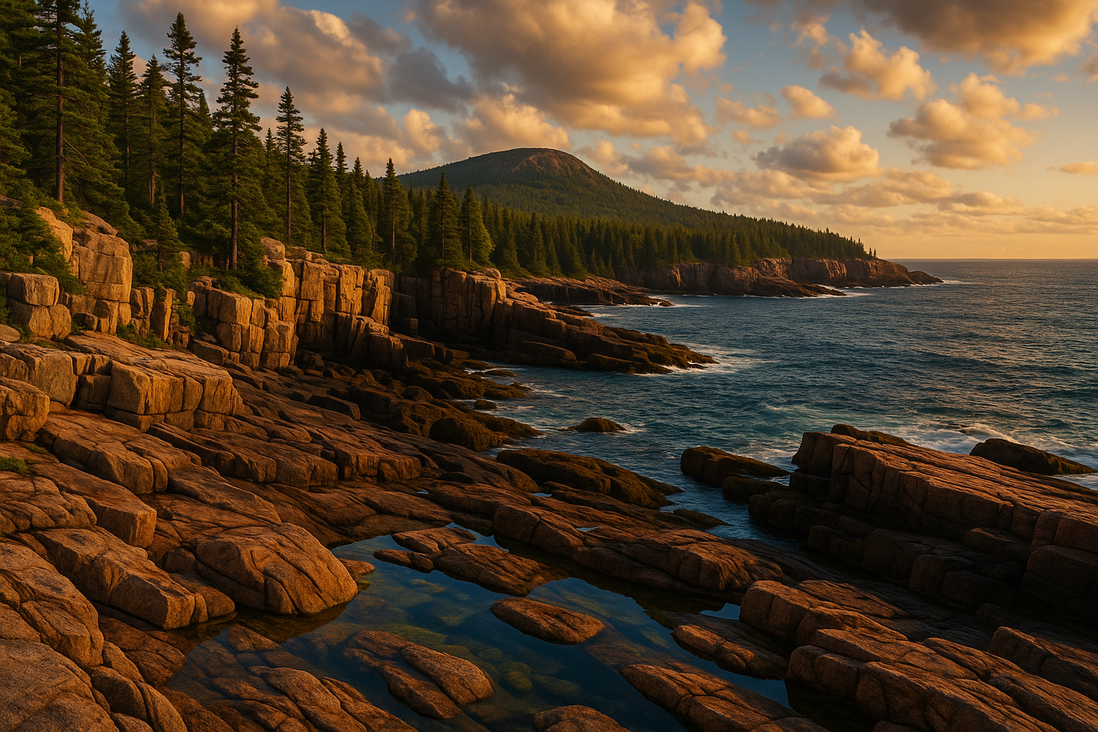 Acadia-National-Park PosterGoat